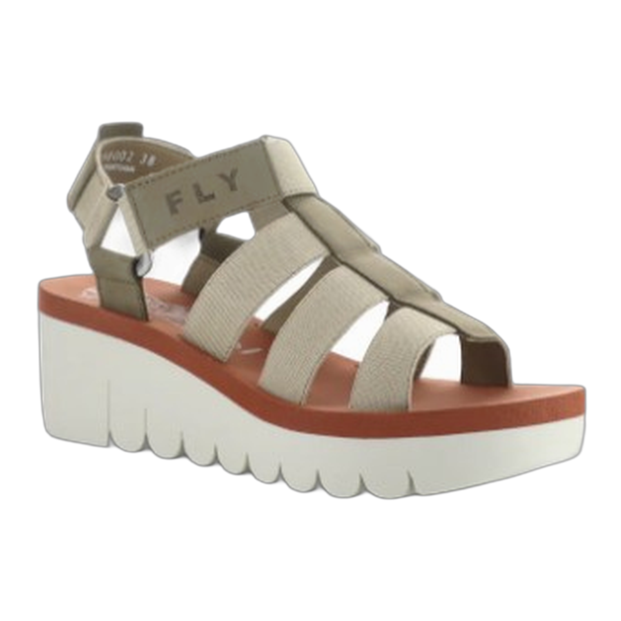 Fly London - Yoji - Military/Beige/Brick / M / 40