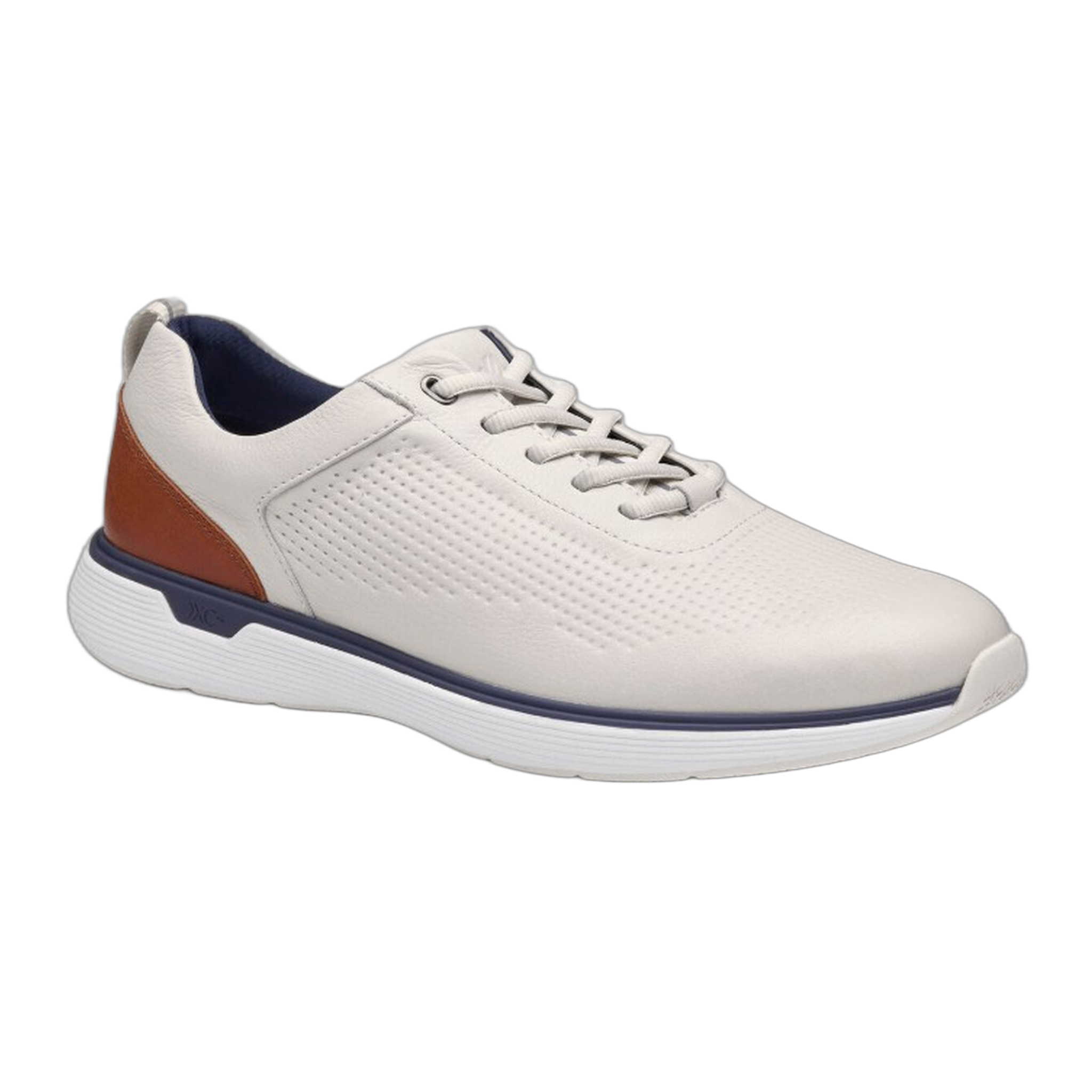 Johnston & Murphy - XC4® Prentiss 2 Embossed U-Throat - White Waterproof / M / 9.5