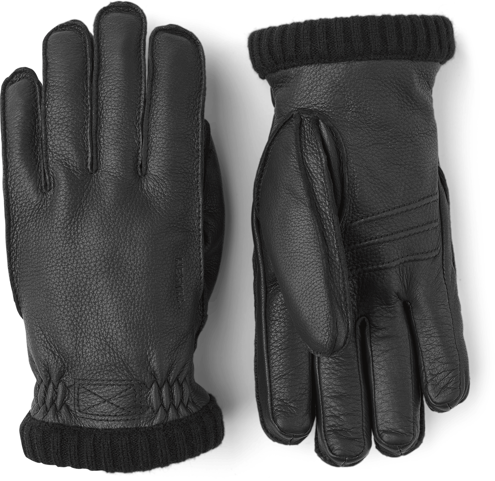 Hestra - Men's Deerskin Primaloft - Black / 8