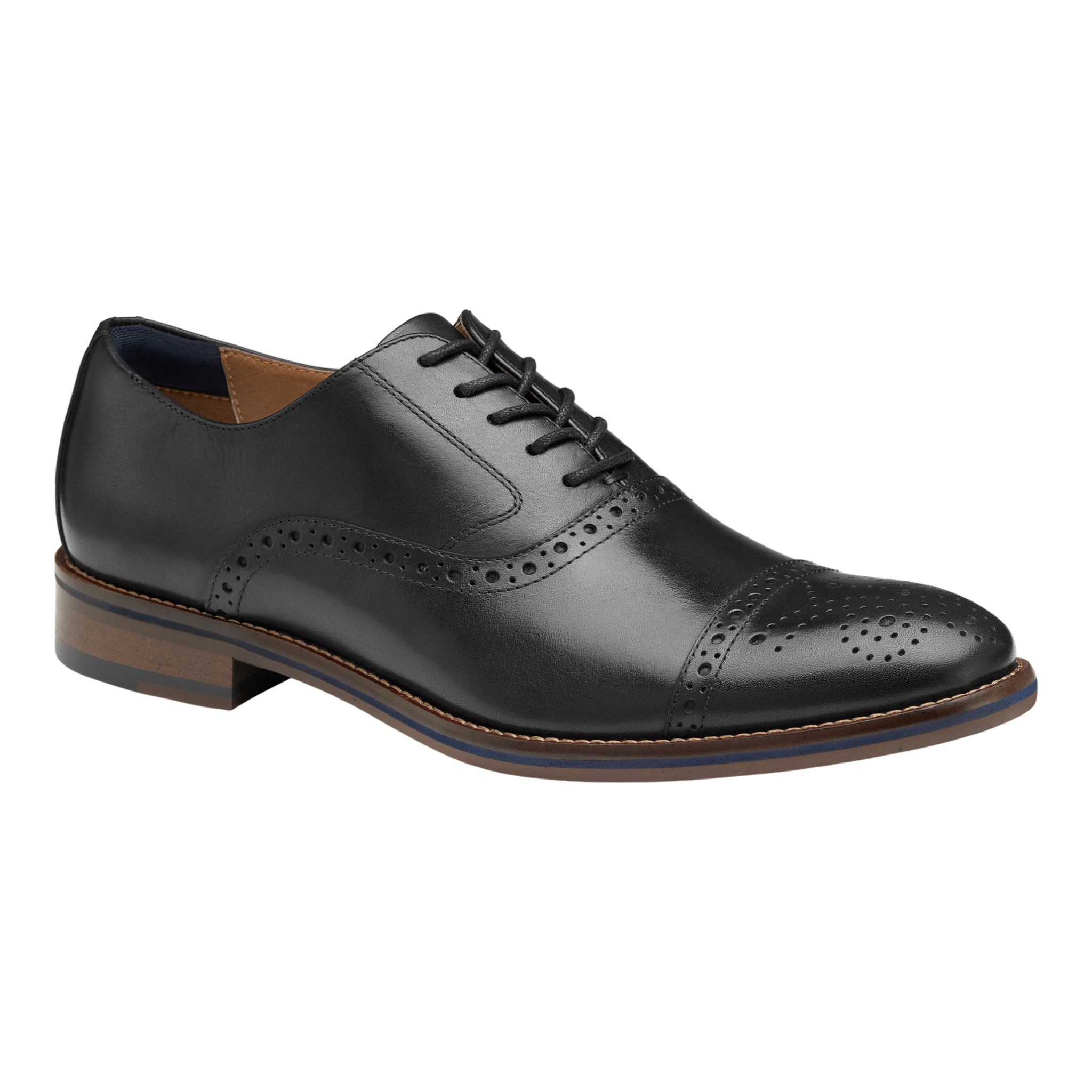 Johnston & Murphy - Conard 2.0 Cap Toe - Black Full Grain / M / 8.5