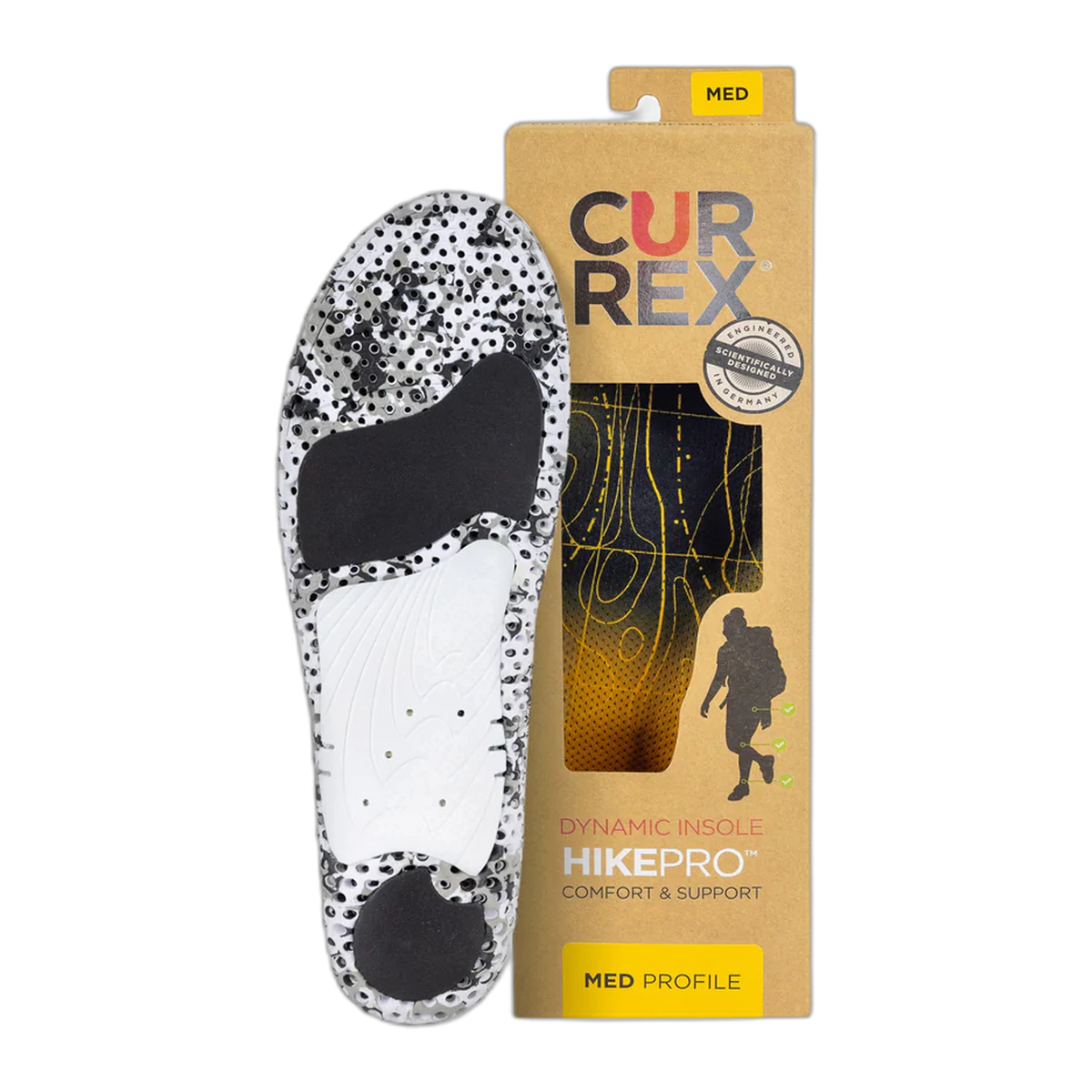 CURREX® HIKEPRO™ Medium Arch Insoles | Insoles for Hiking Boots & Shoes