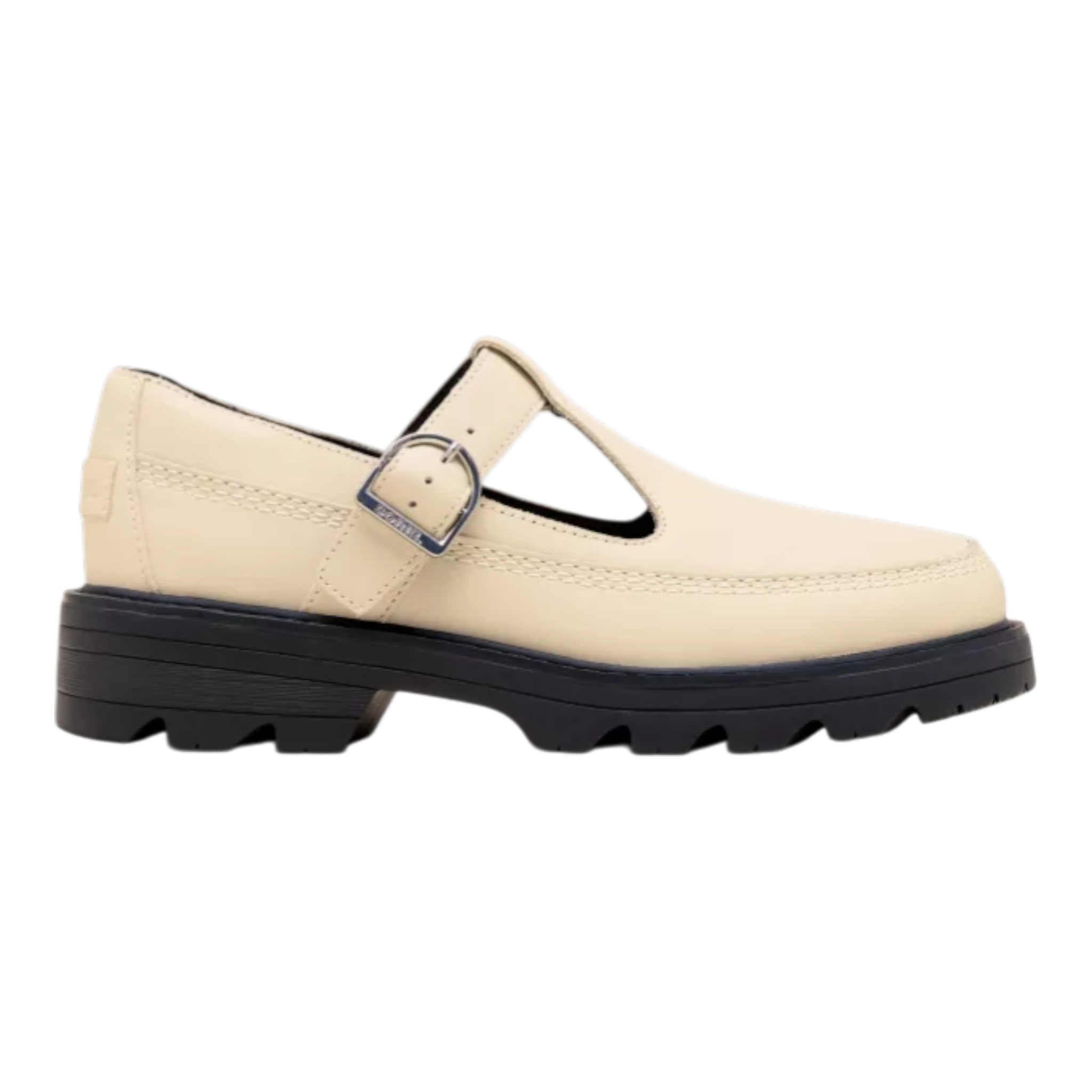 Sorel Revel Ave Mary Jane Bleached Ceramic/Black - Dardano's Shoes