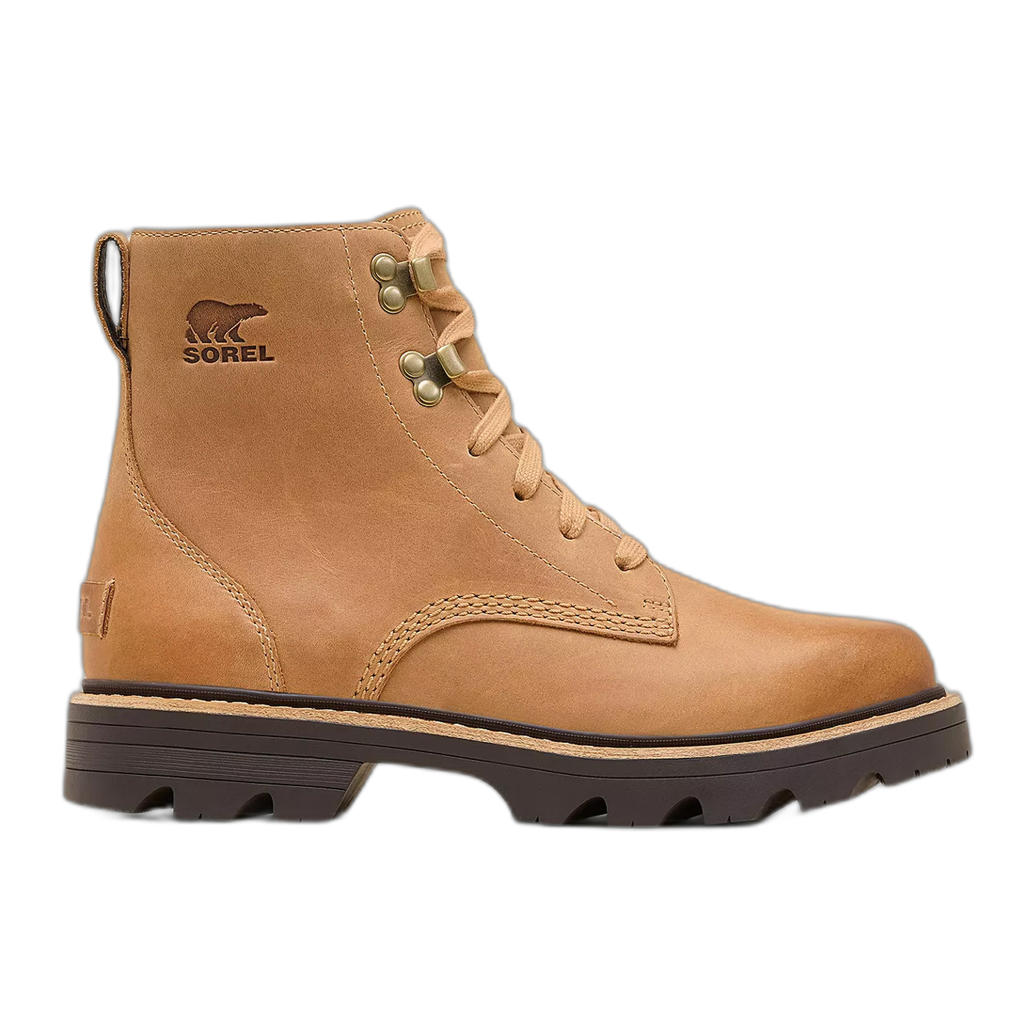 Sorel - REVEL RD™ Women's Waterproof Lace Boot - Tawny Buff/Blackened Brown / M / 7.5