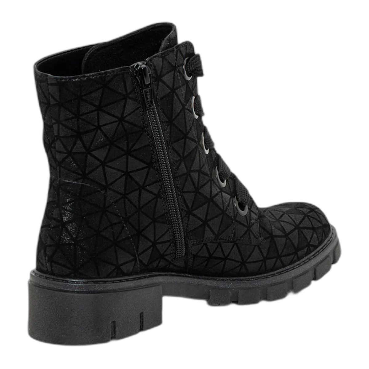 Debbie Women's Lug Sole Zip Boot