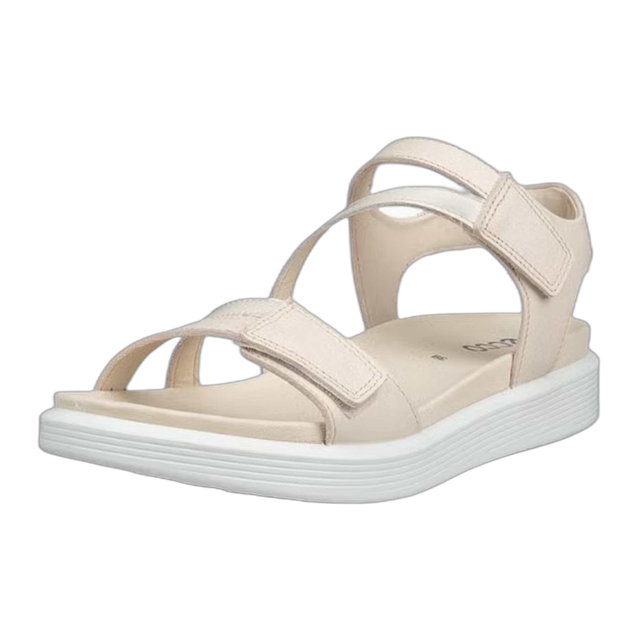 Ecco - ECCO Soft Sandal - Limestone/Limestone / M / 37
