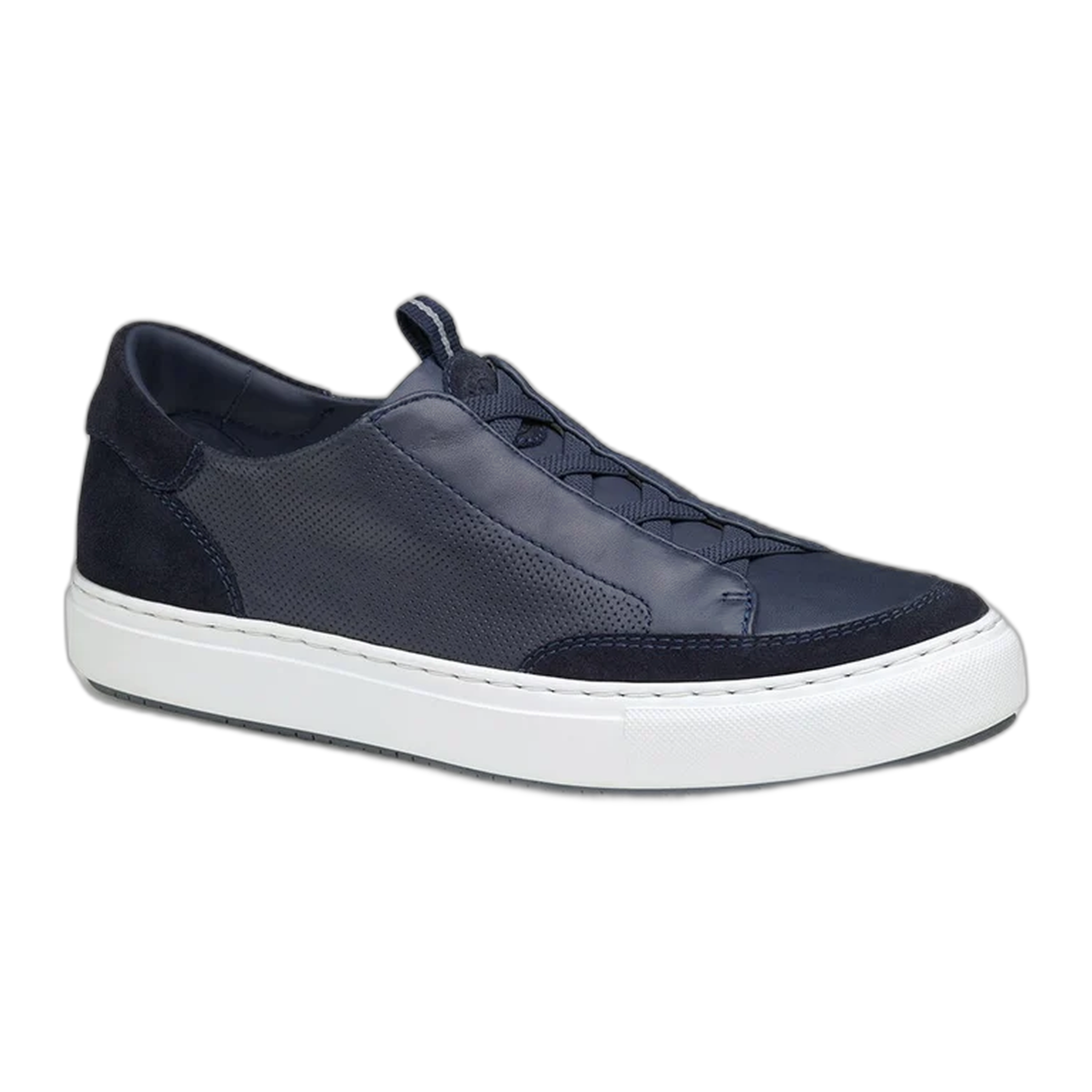 J&M Collection - Anson Stretch Lace-To-Toe - Navy English / M / 8.5