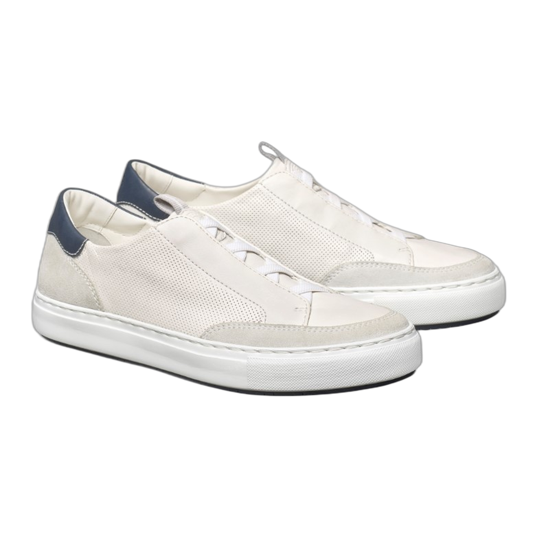 J&M Collection - Anson Stretch Lace-to-Toe - White English / M / 8