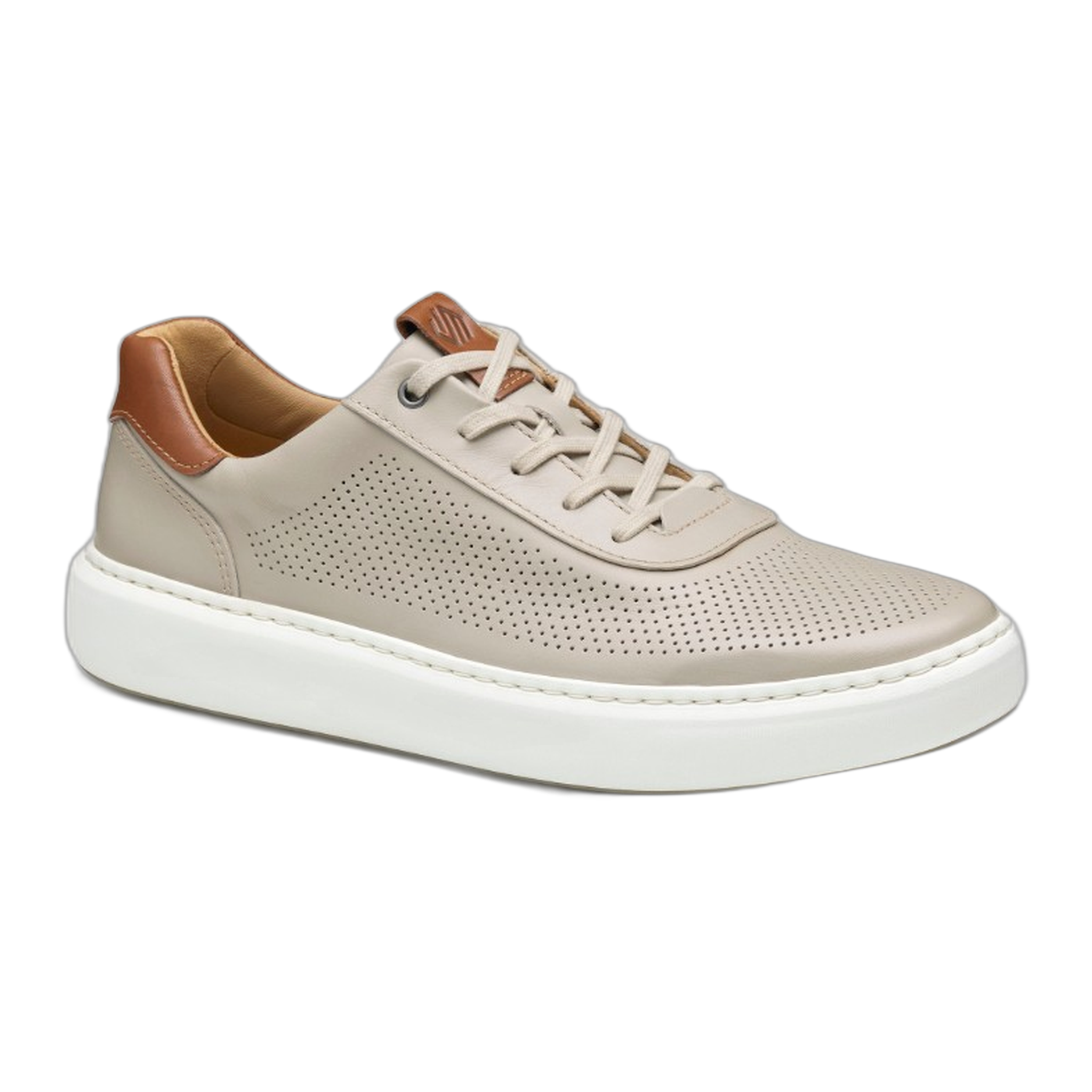 Johnston & Murphy - Anders Perfed U-Throat - Beige / M / 9.5