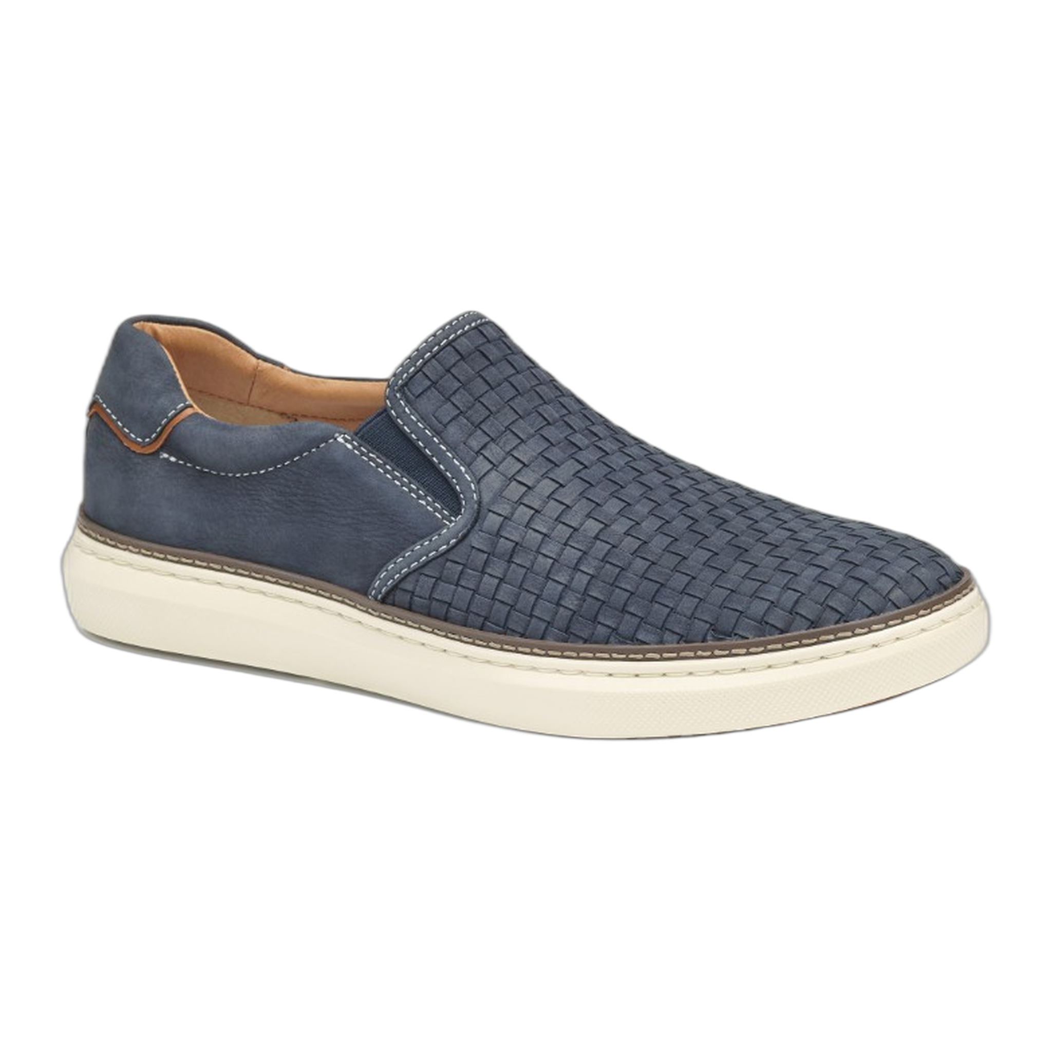 Johnston & Murphy - McGuffey 2 Woven Slip-On - Navy Woven / M / 8