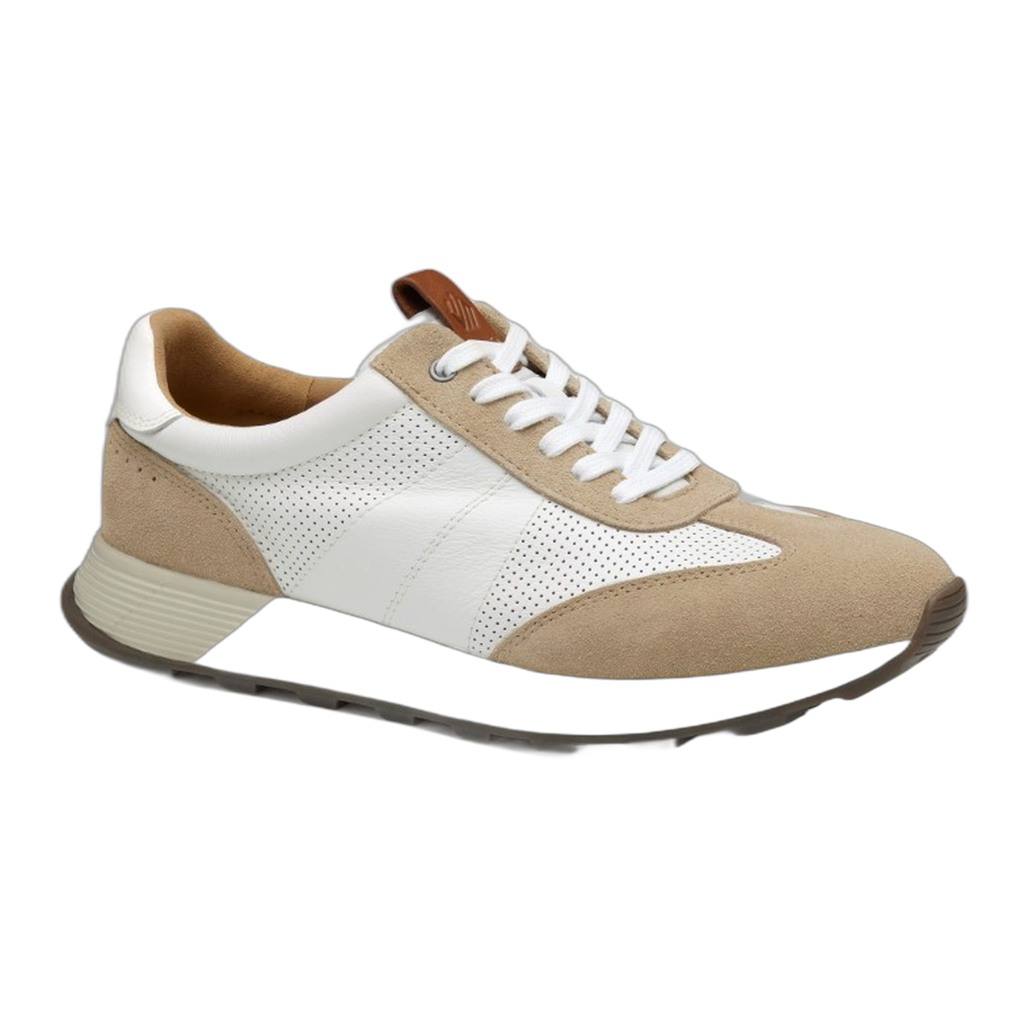 Johnston & Murphy - Kinnon T-Toe - Sand Suede / M / 9.5