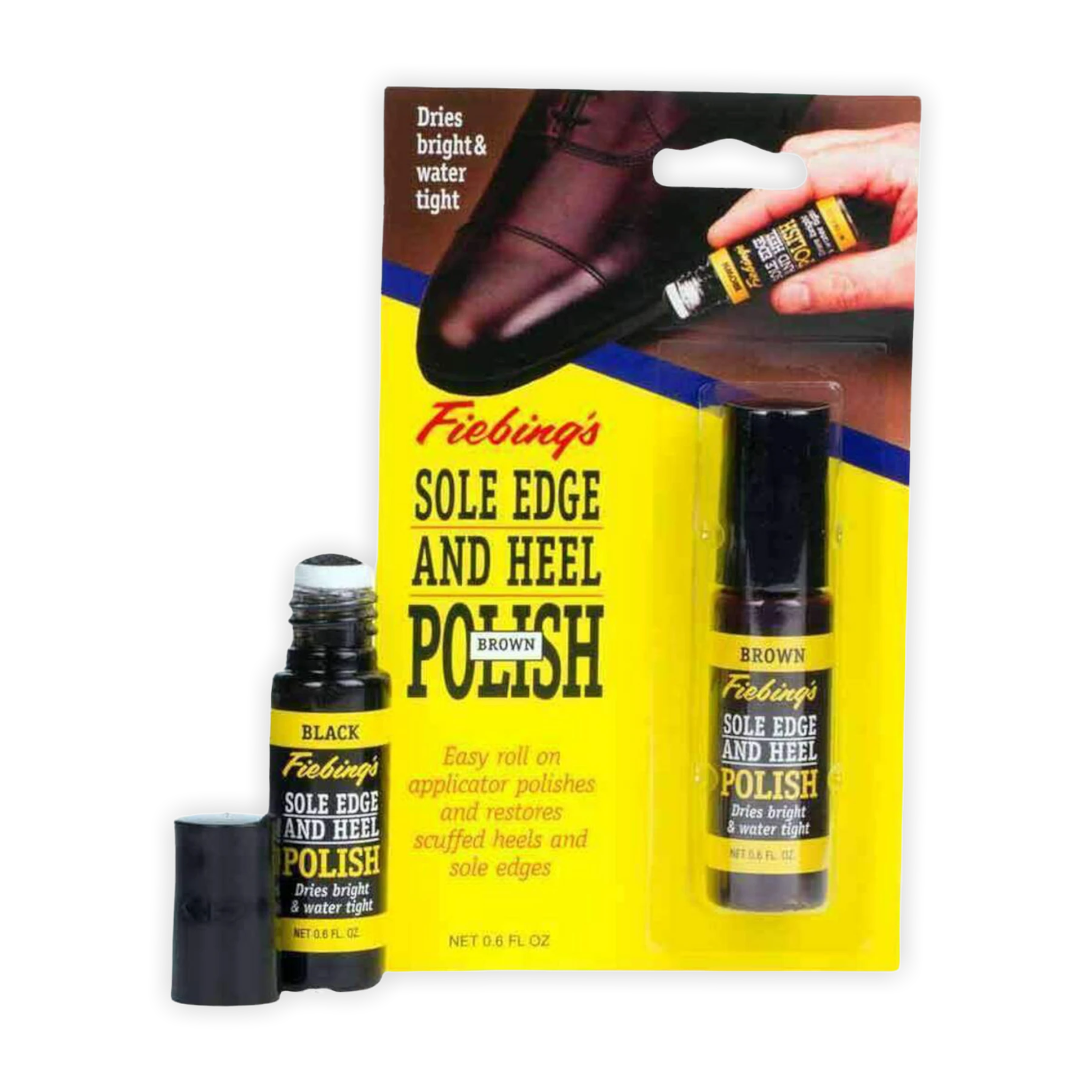 Fiebings - Sole Edge and Heel Polish - Brown