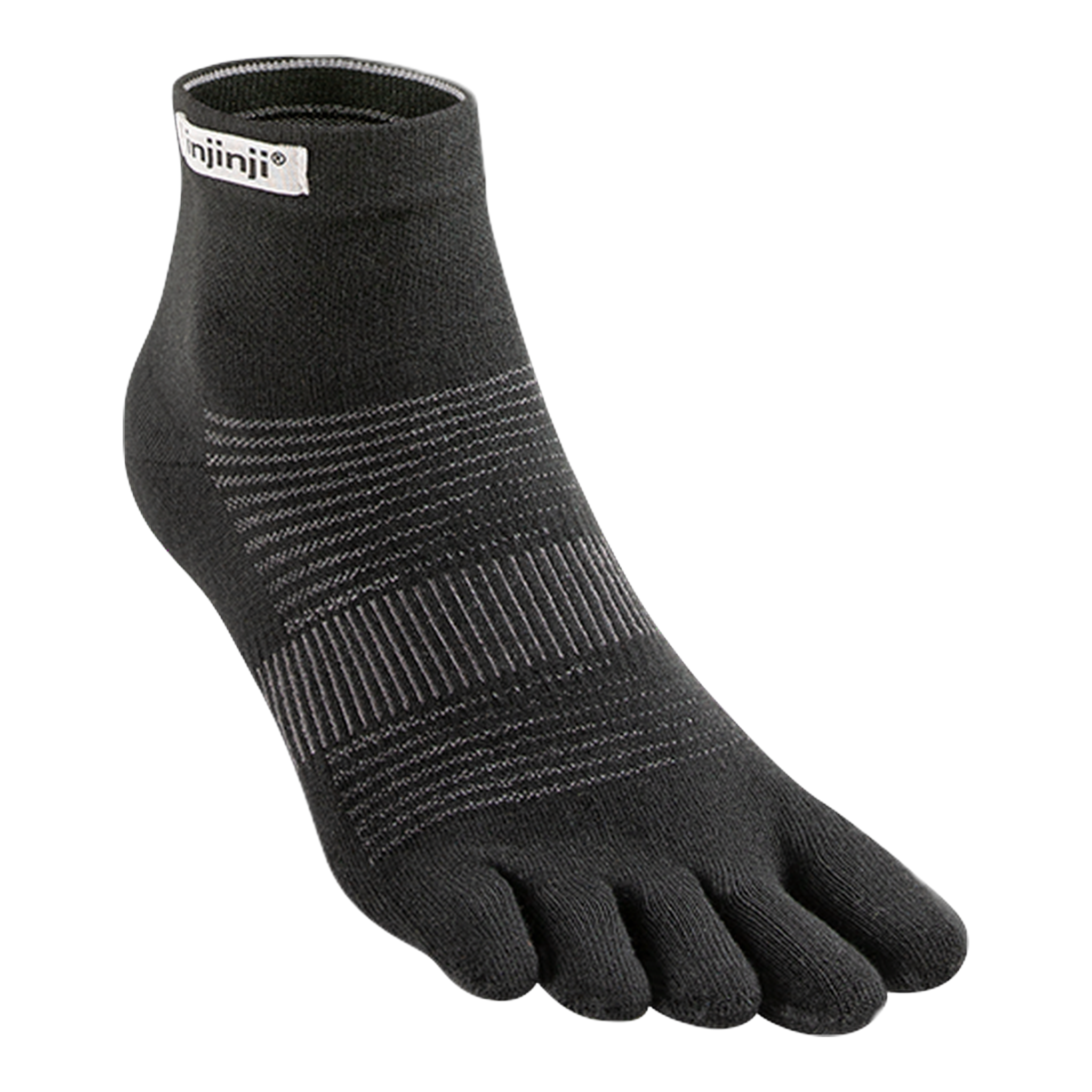 Injinji - Run Lightweight Mini-Crew - Black / L