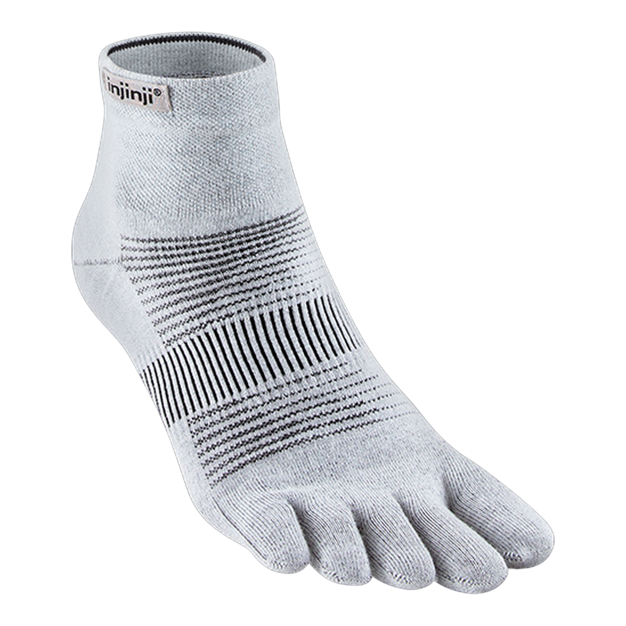 Injinji - Run Lightweight Mini-Crew - Gray / S
