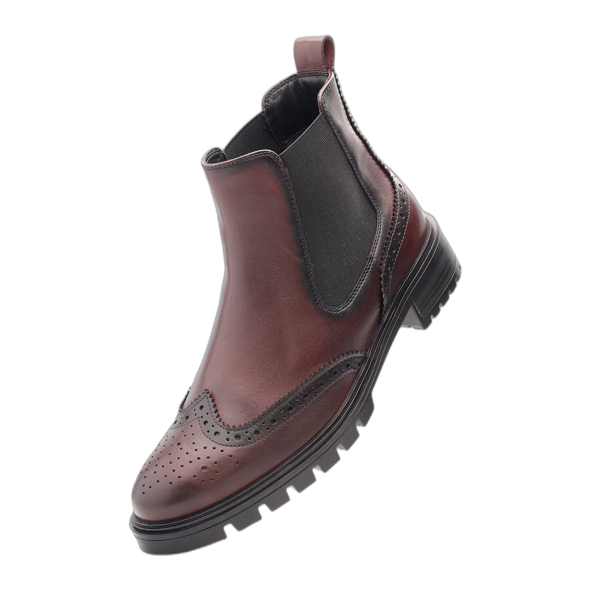 Tulip Brogue Chelsea Ankle Boot