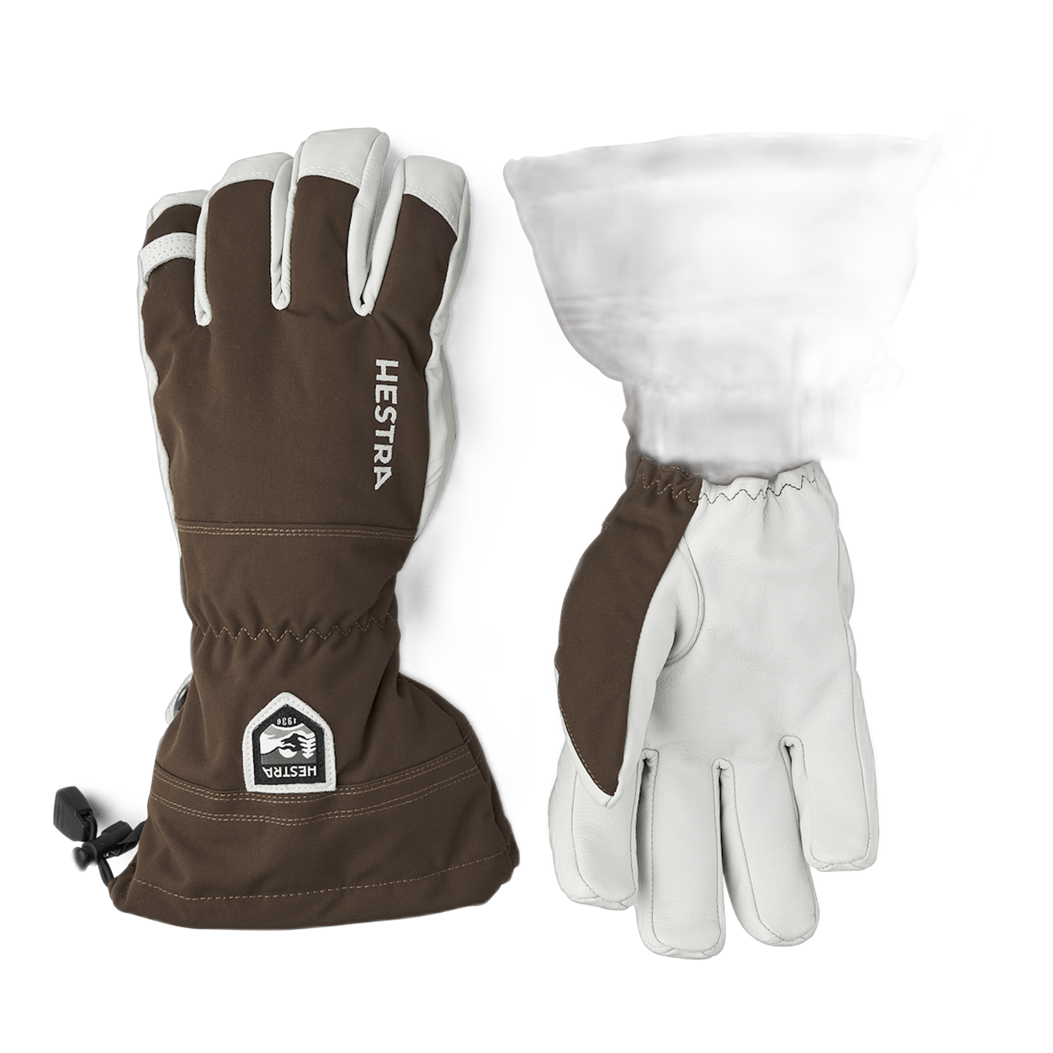 Hestra - Army Leather Heli Ski - 5 Finger - Espresso / 6