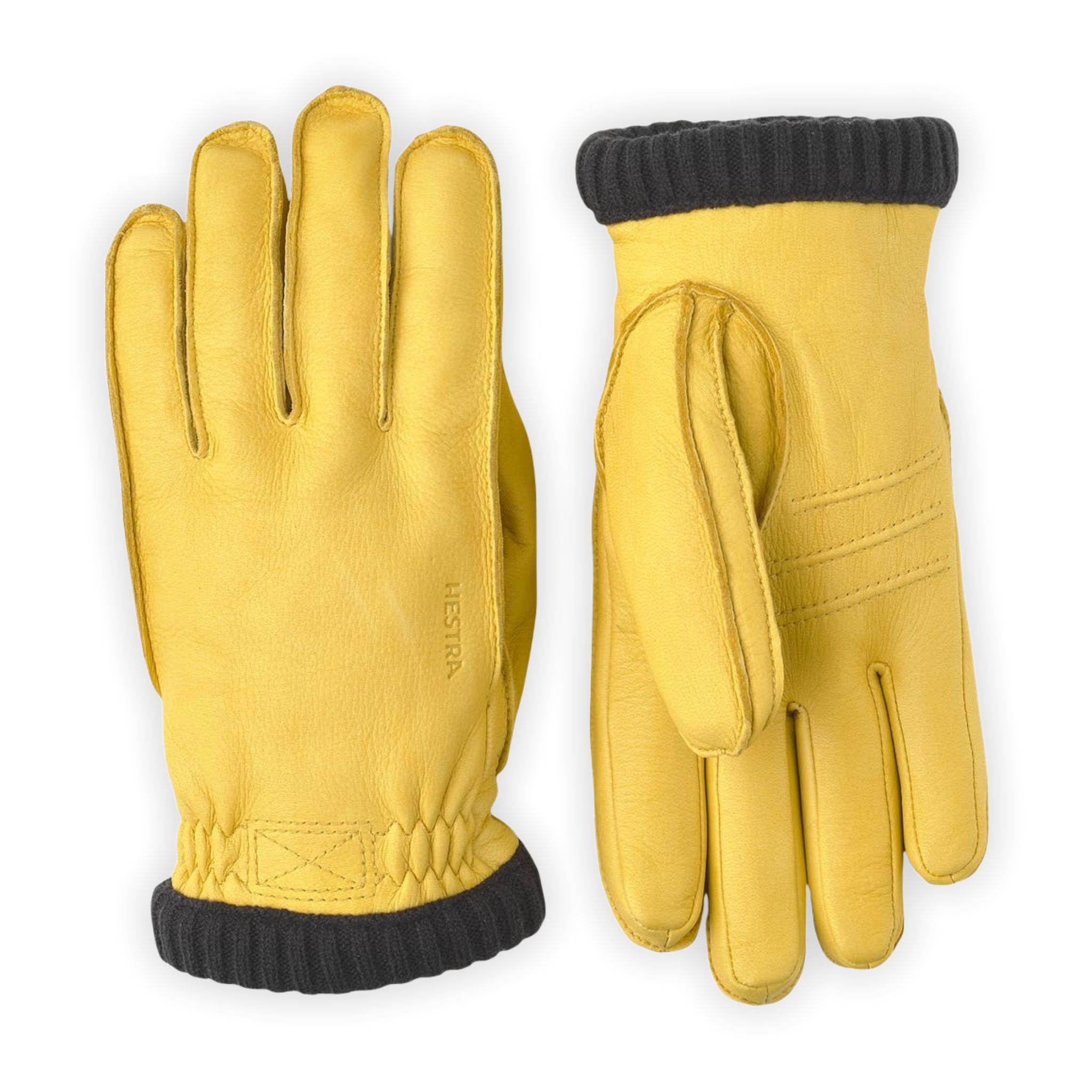 Hestra - Men's Deerskin Primaloft - Natural Yellow / 7