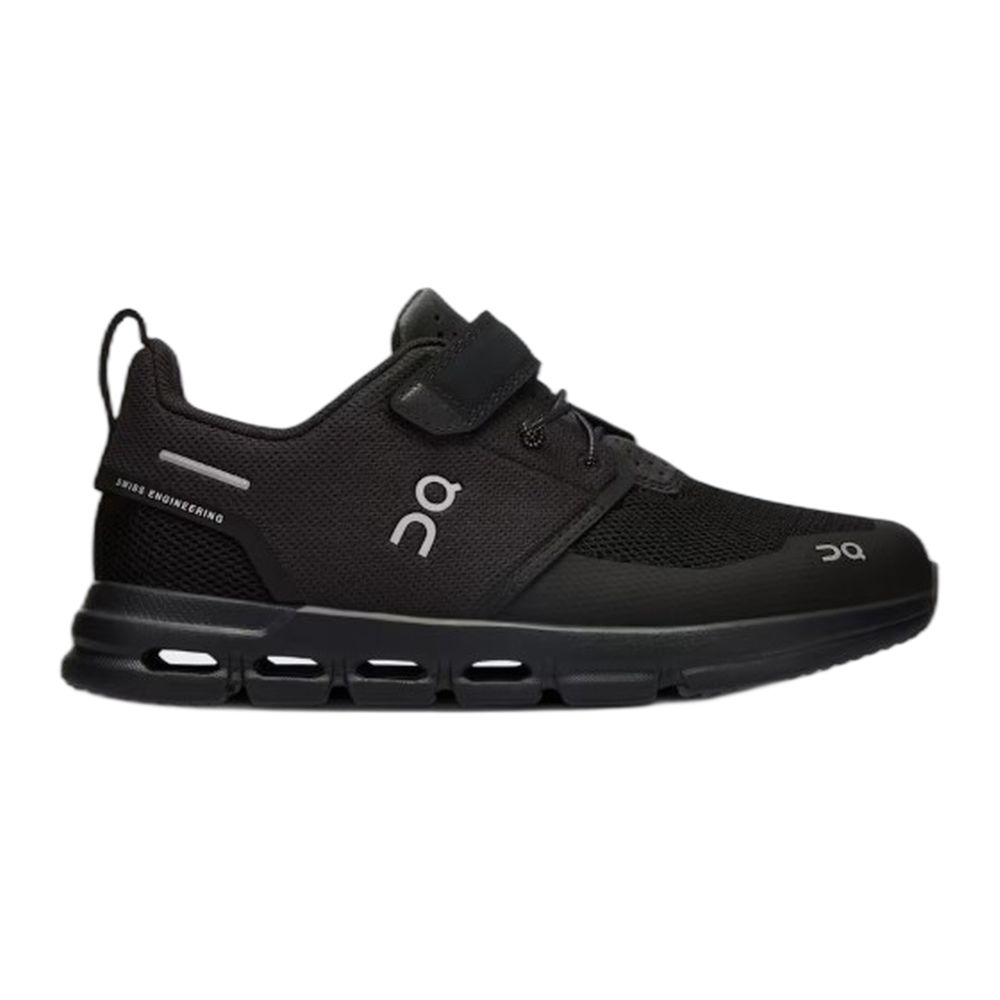 On Running - Kids Cloud Play - All Black / M / 11
