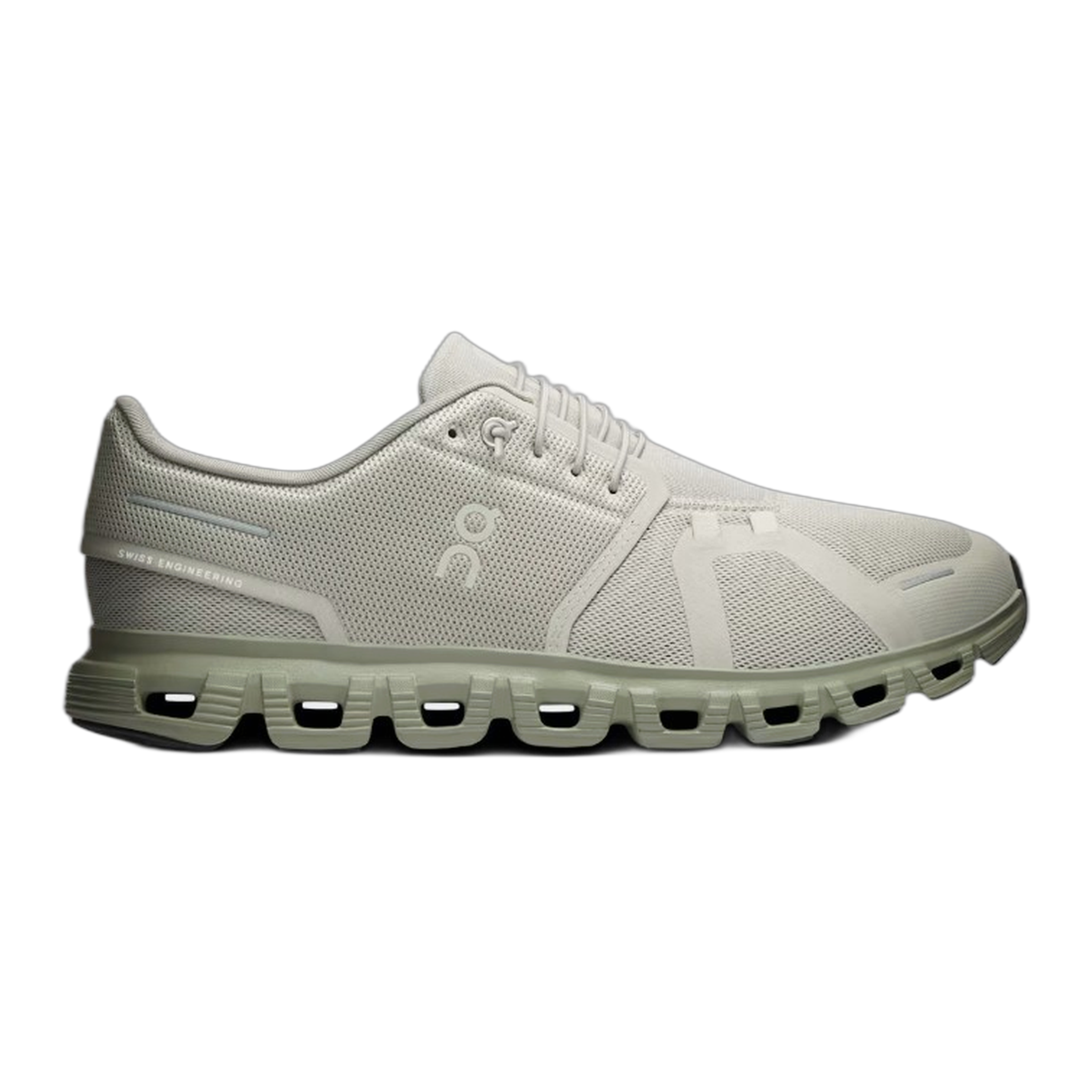 On Running - Men's Cloud 6 - Brume/Olive / M / 8.5