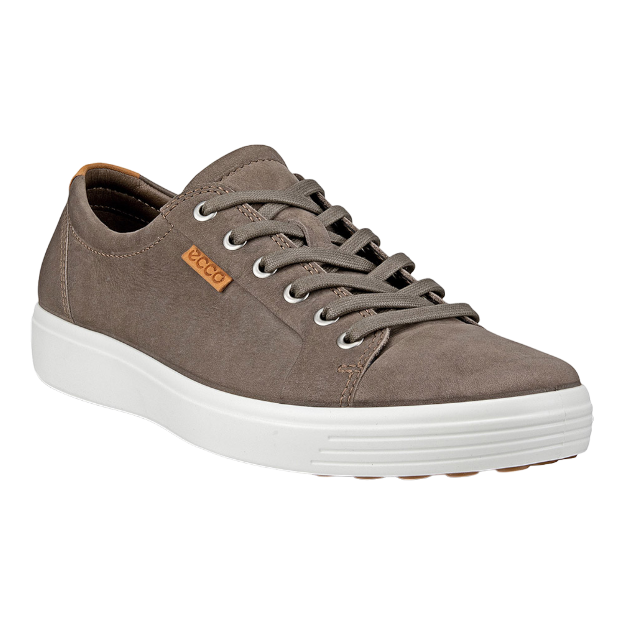 Ecco - Men's Soft 7 Sneaker - Dark Clay/Lion / M / 41
