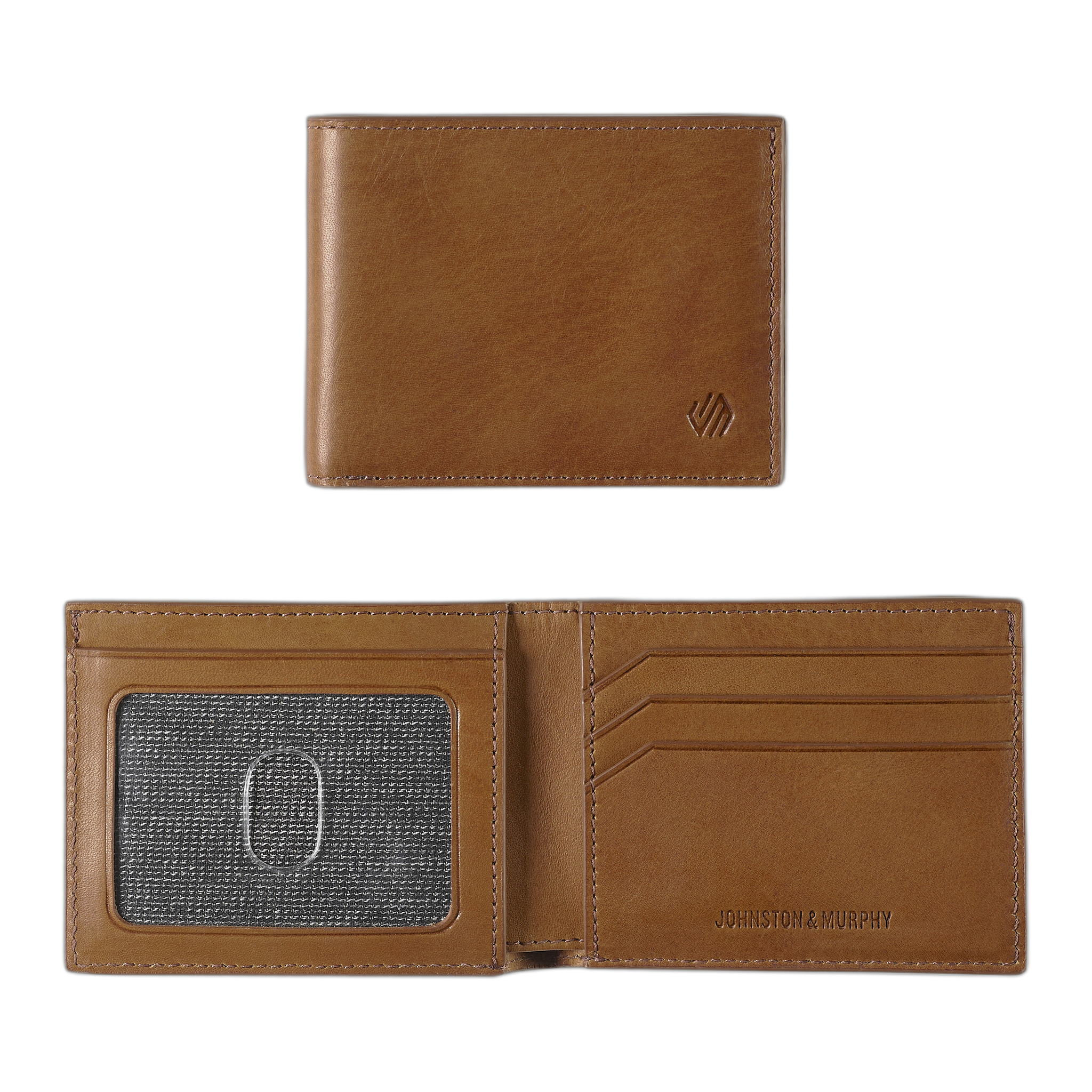 Johnston & Murphy - Rhodes Billfold Wallet - Tan Full Grain