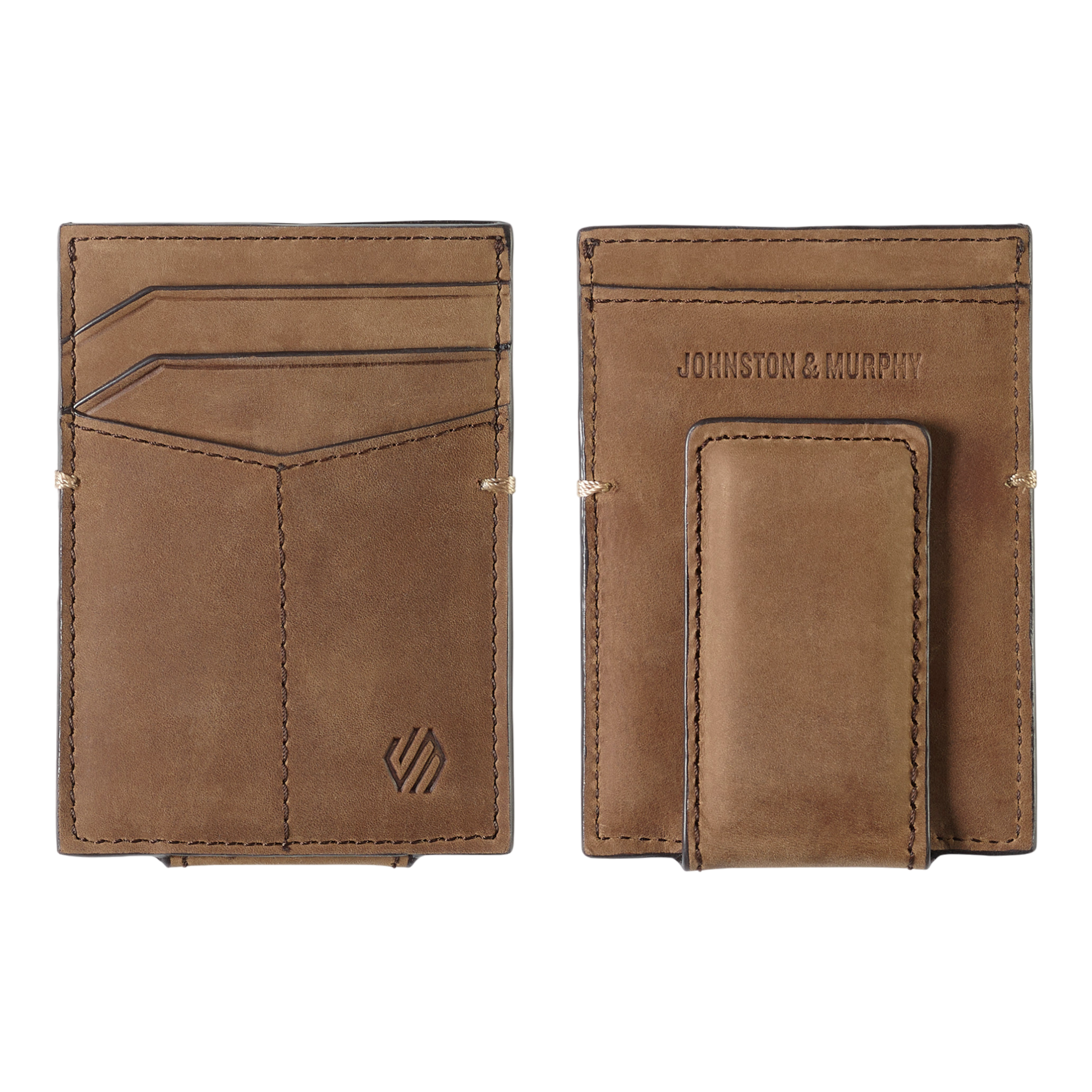 Johnston & Murphy - Jackson Front Pocket - Tan Oiled