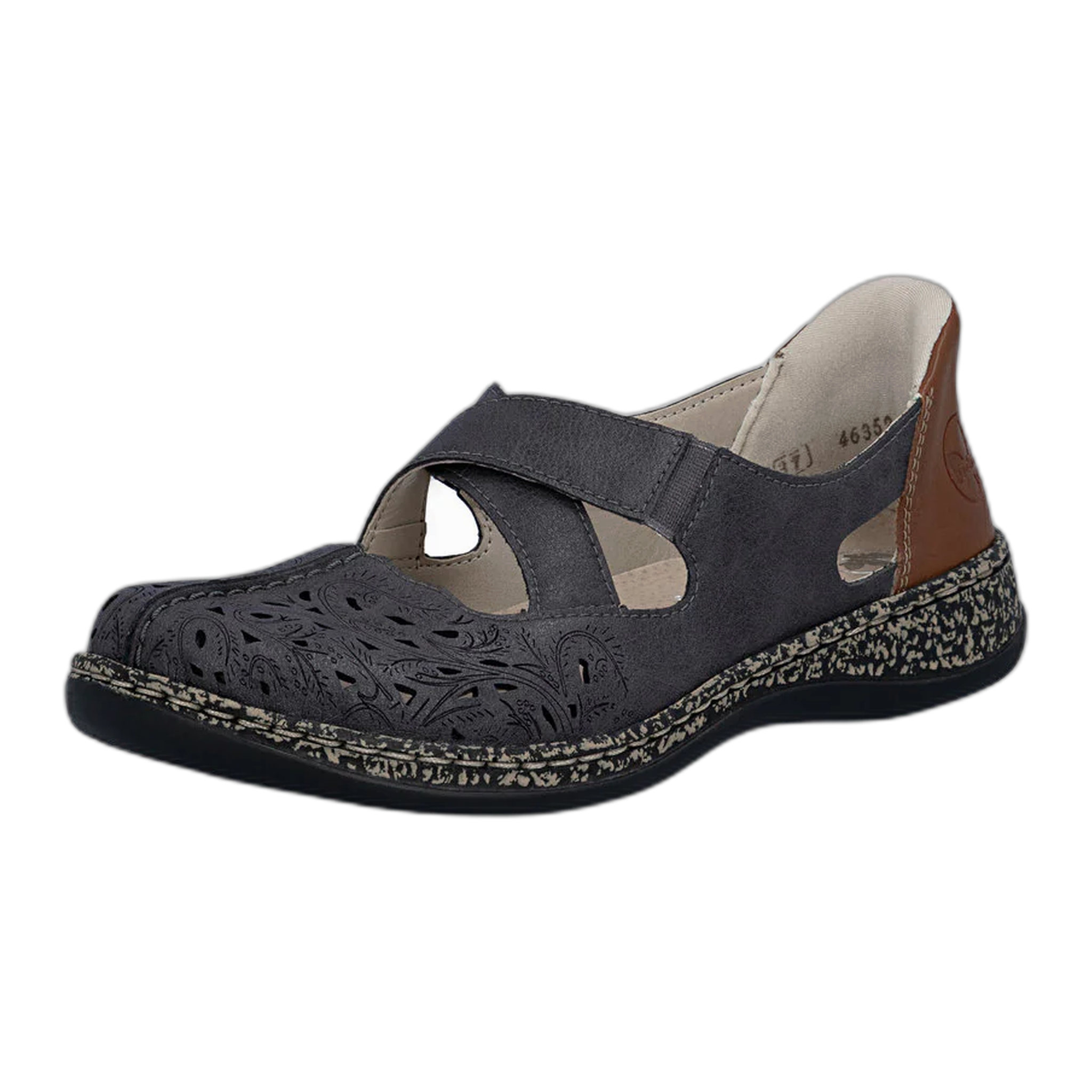 Rieker - 46352 Daisy - Basalt/Cayenne / M / 36