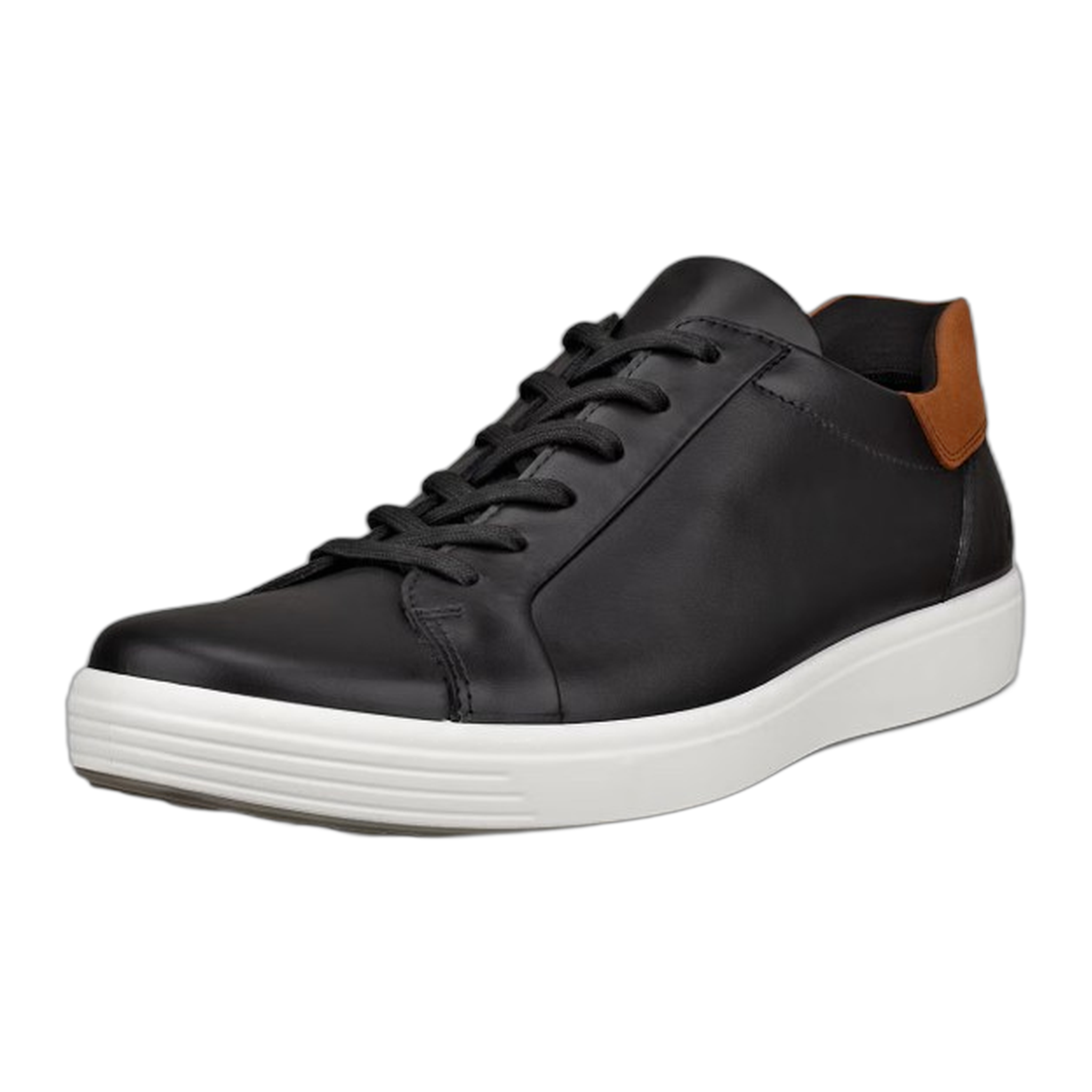 Ecco - Men's Soft 7 - Black/Cognac / M / 41