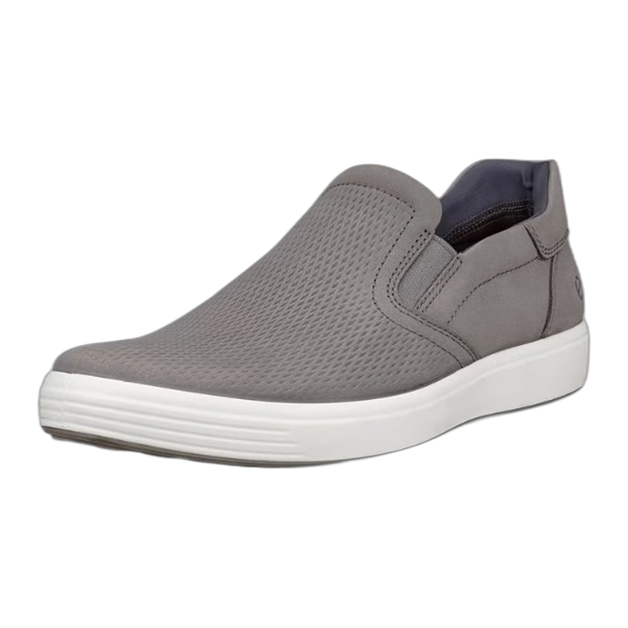 Ecco - Men's Soft 7 Slip On - Steel/Steel / M / 45