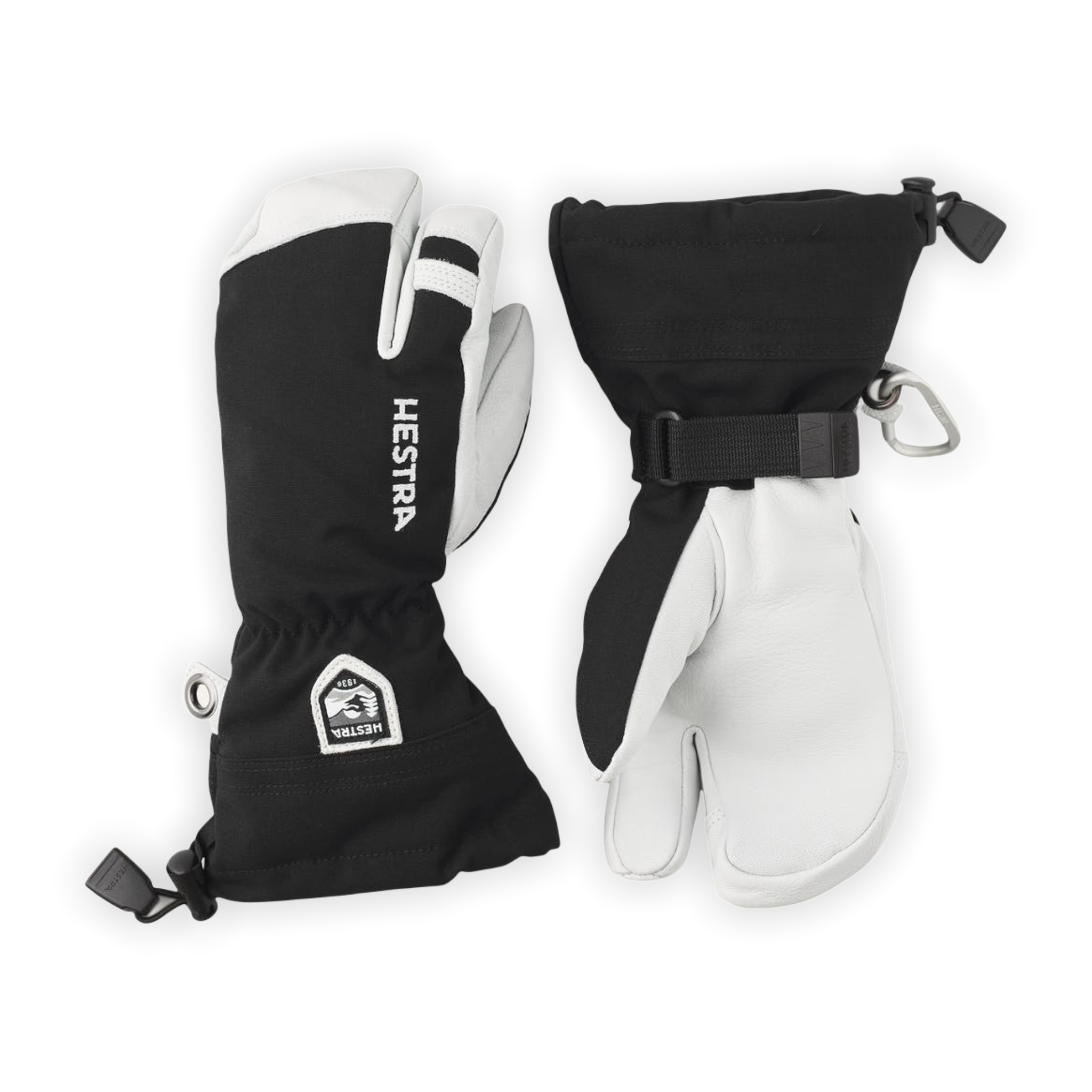 Hestra - Army Leather Heli Ski Jr. 3-finger - Black / 3