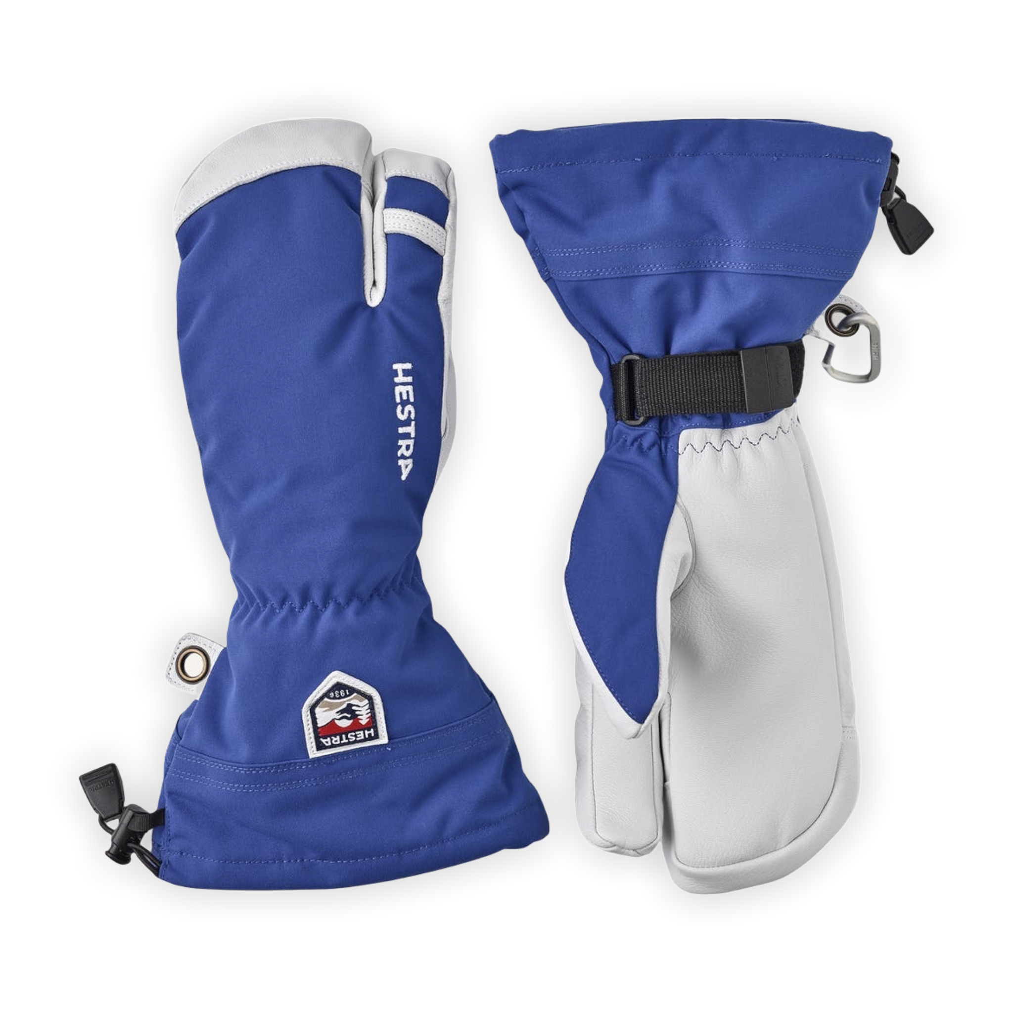 Hestra - Army Leather Heli Ski 3-finger - Royal Blue / 6