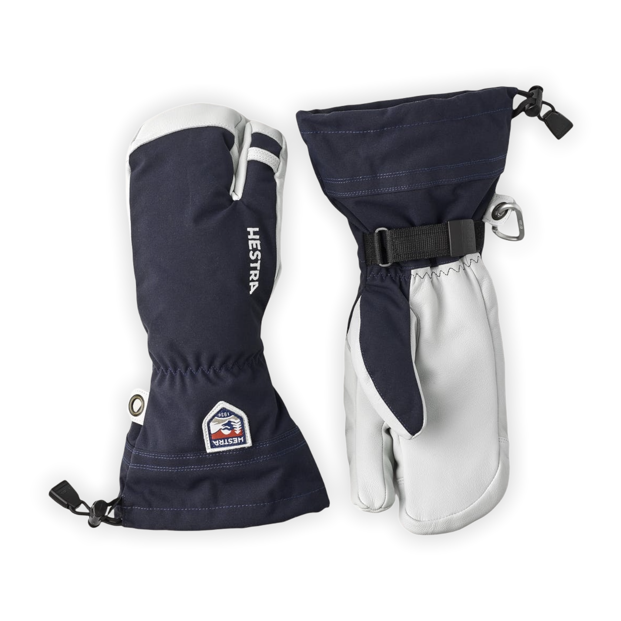 Hestra - Army Leather Heli Ski 3-finger - Navy / 11