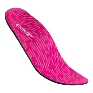 PowerStep Pink Insoles | Arch Pain Relief Orthotic for Women's Shoes