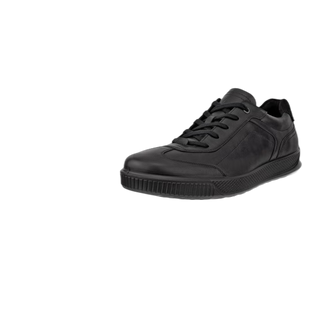 Men's ECCO Byway Leather Lace-Up Shoe - Black / M / 42