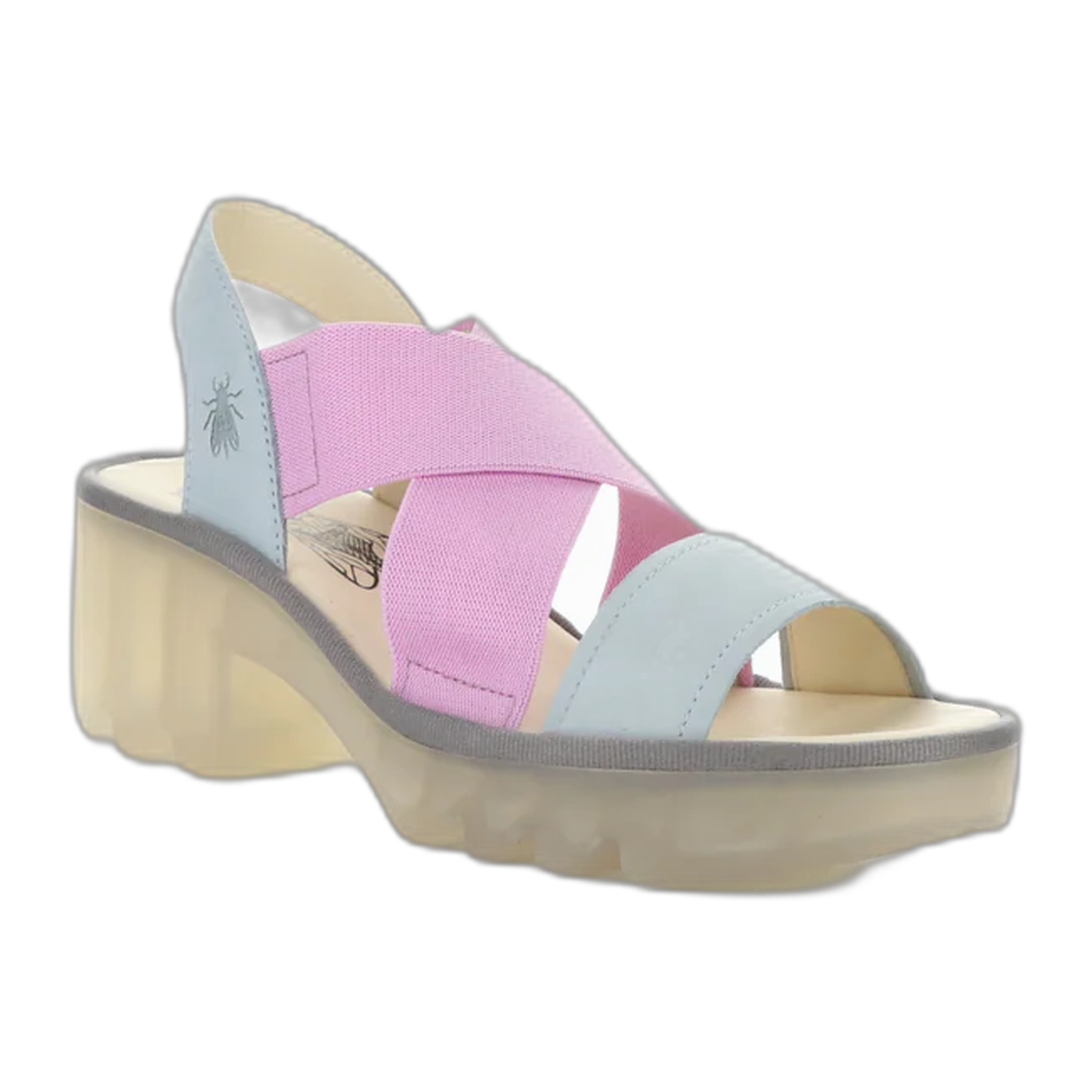 Fly London - Taji - Sky Blue/Baby Pink / M / 40