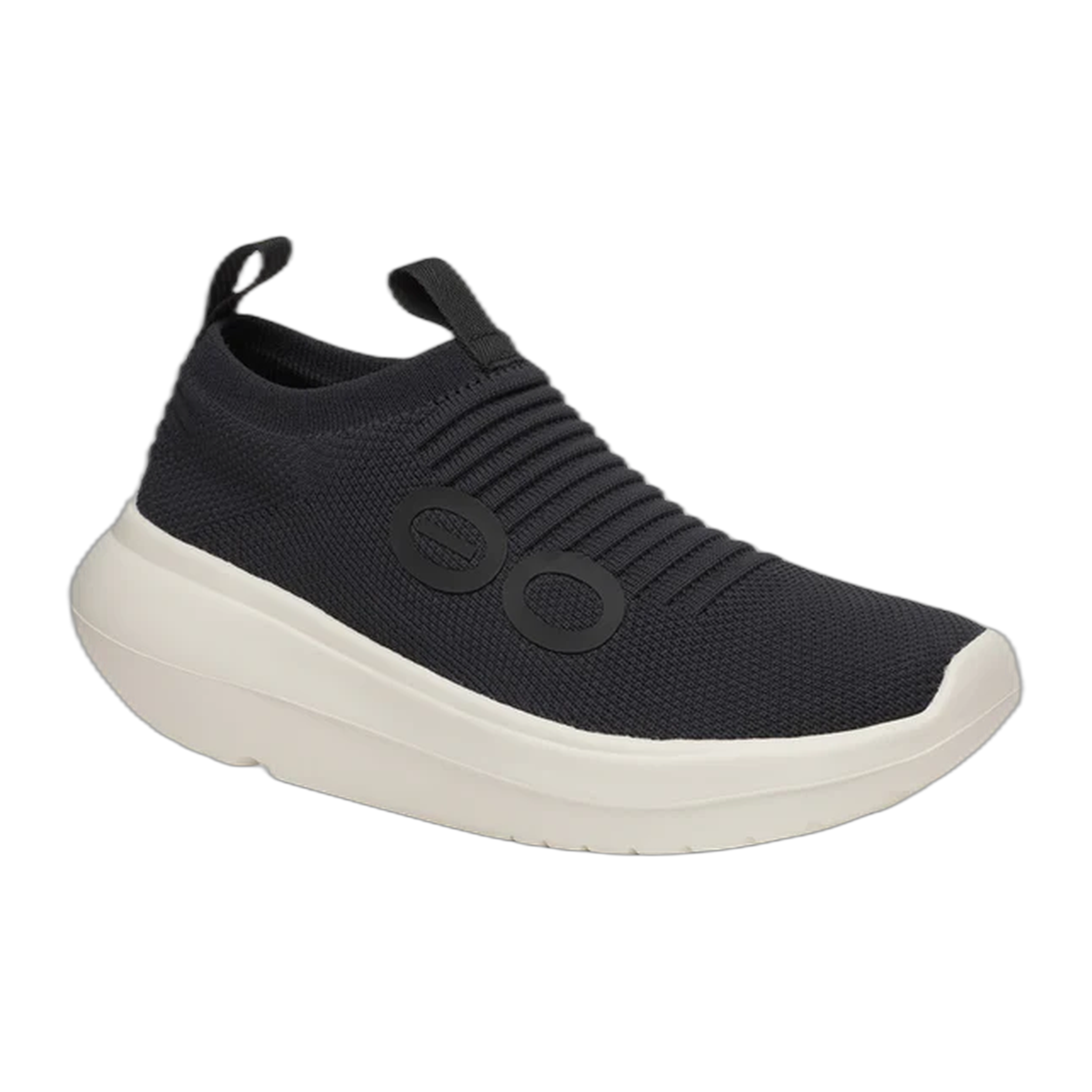 OOFOS - Women's OOmy Zen Shoe - Chalk Black / M / 5