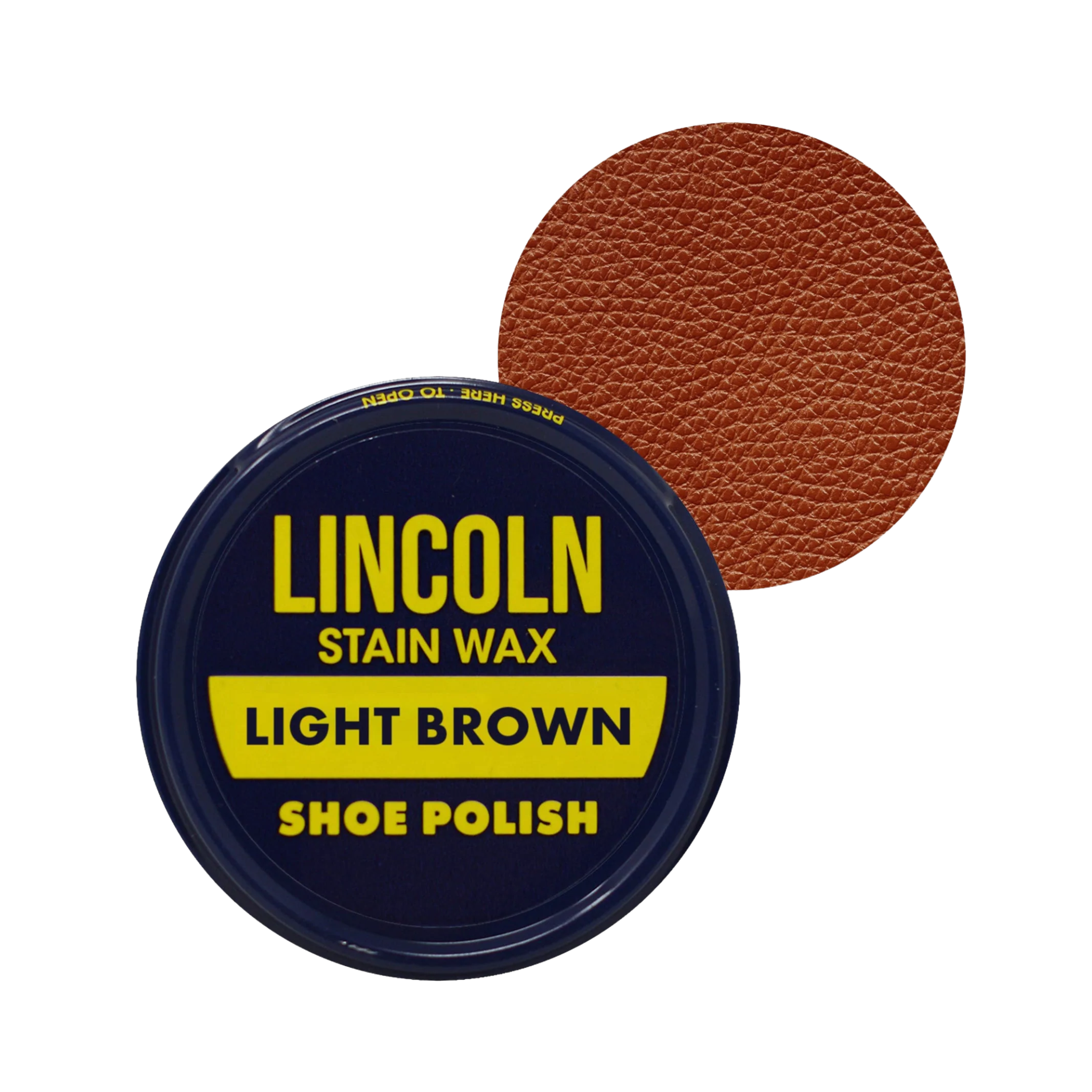 Lincoln - Original Stain Wax Shoe Polish - Light Brown / One Size
