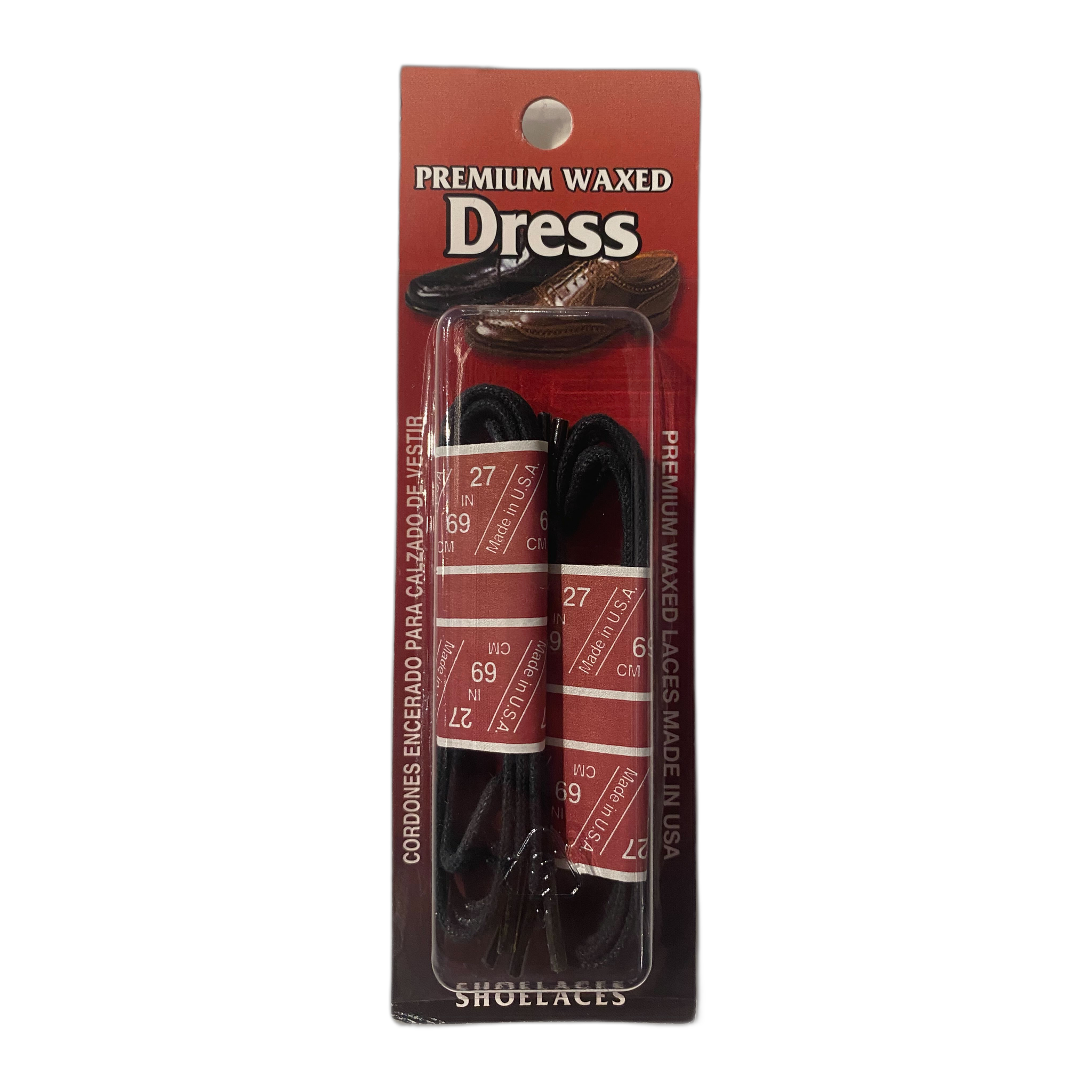 Sole Choice - Premium Waxed Dress Lace - Black / 24