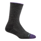 Women's Solid Basic Crew Lightweight Lifestyle Sock