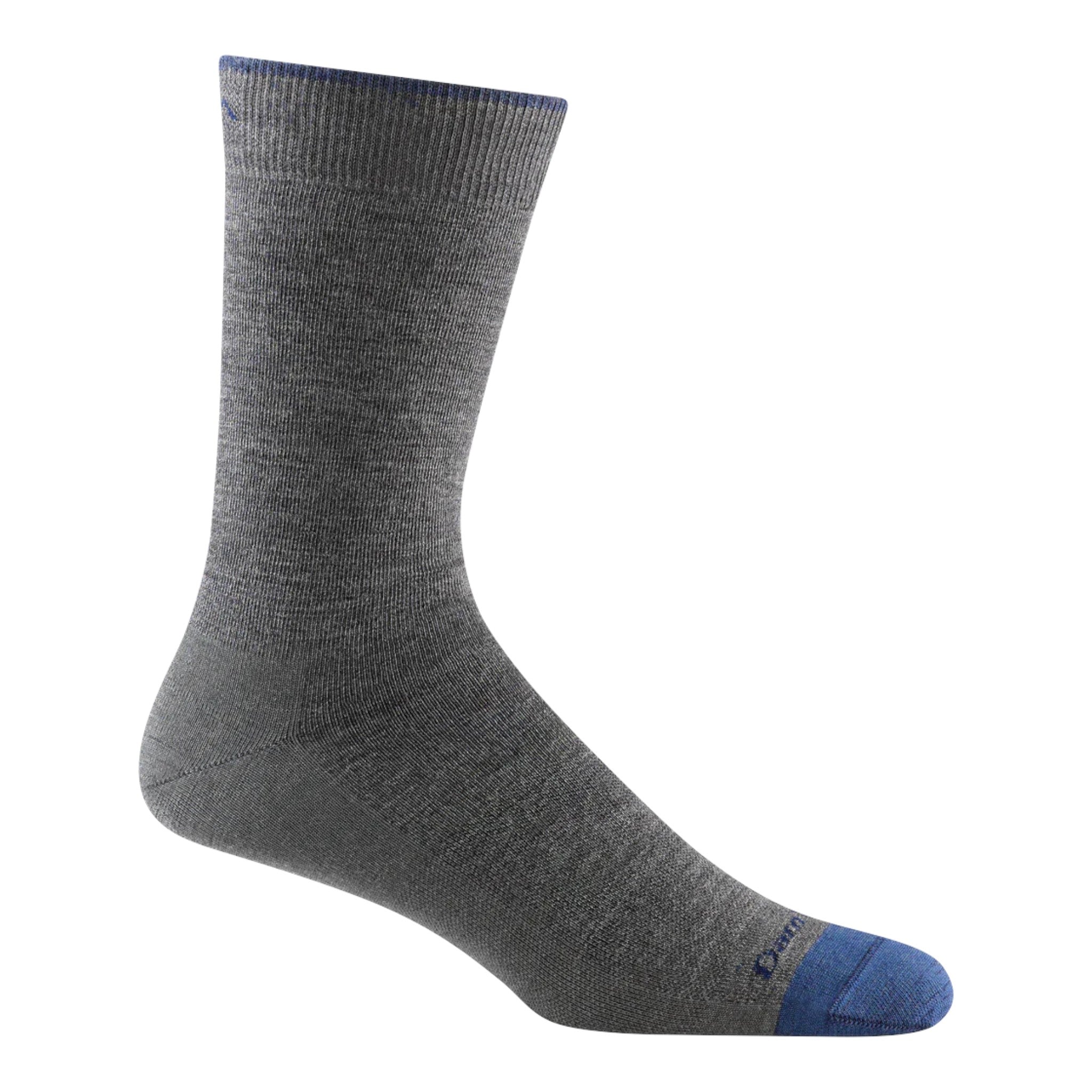 Darn Tough - Men's Solid Crew Lightweight Lifestyle Sock - Gray / M