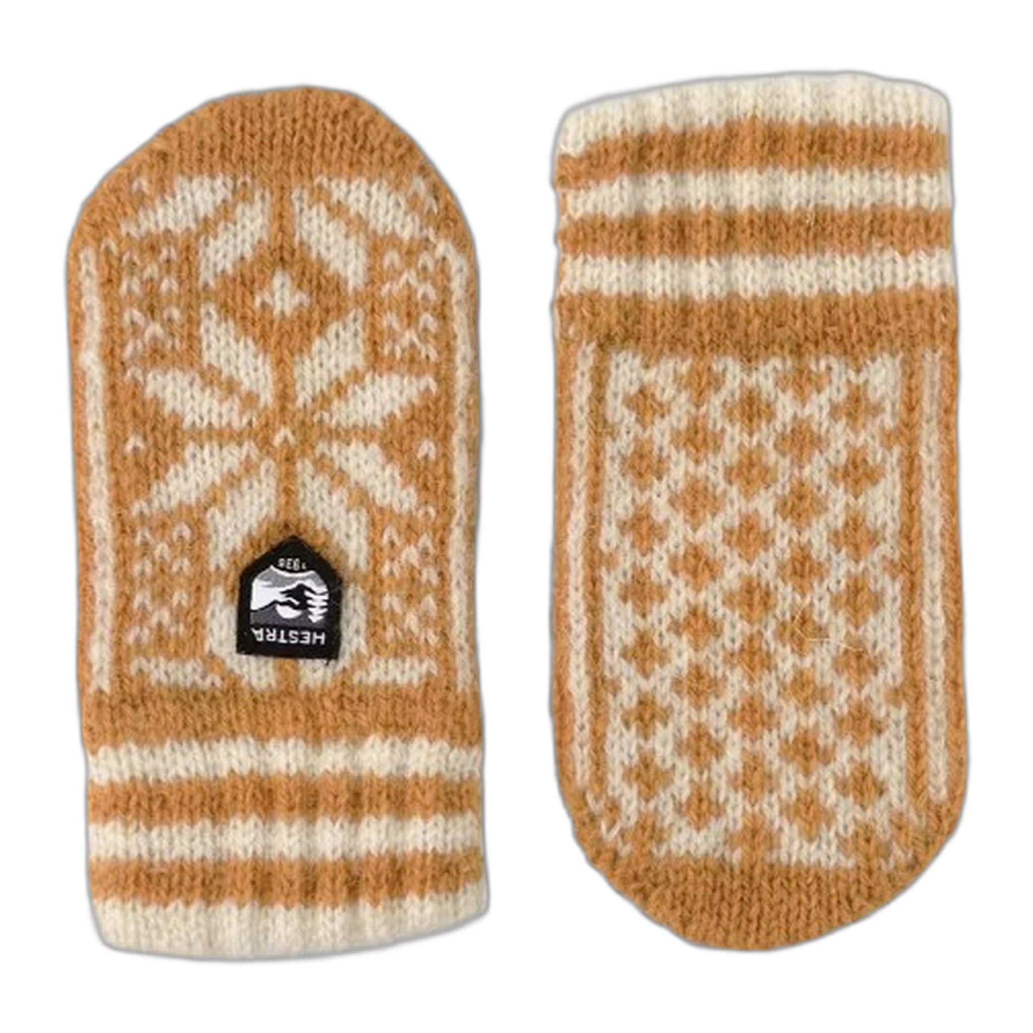 Hestra - Kids Nordic Mitt - Mustard/Off White / 0