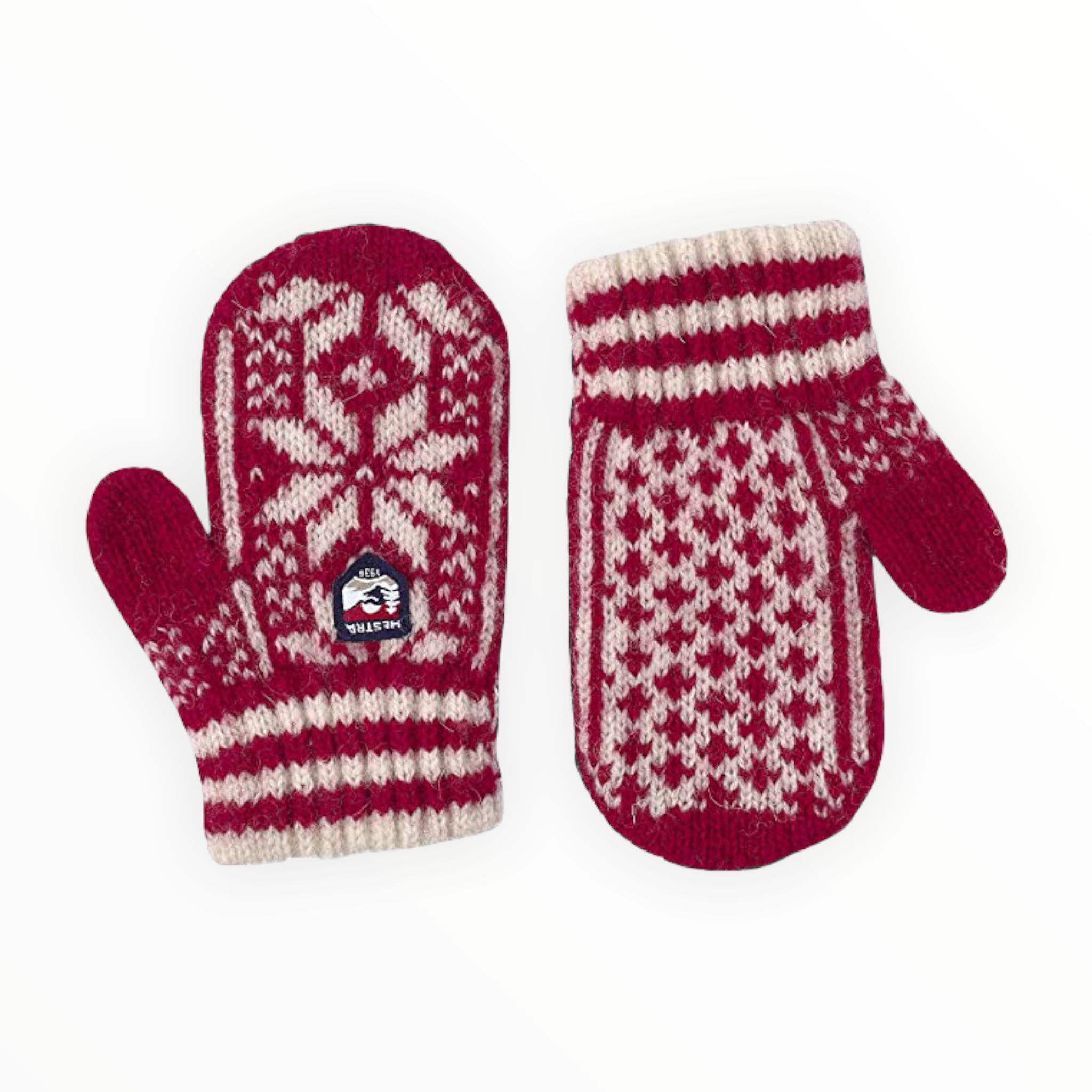 Hestra - Kid´s Nordic Mitt - Red/Off White / 0