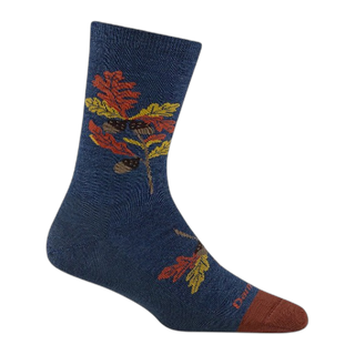 Women's Blossom Crew Lightweight Lifestyle Socks - Oak Denim / S
