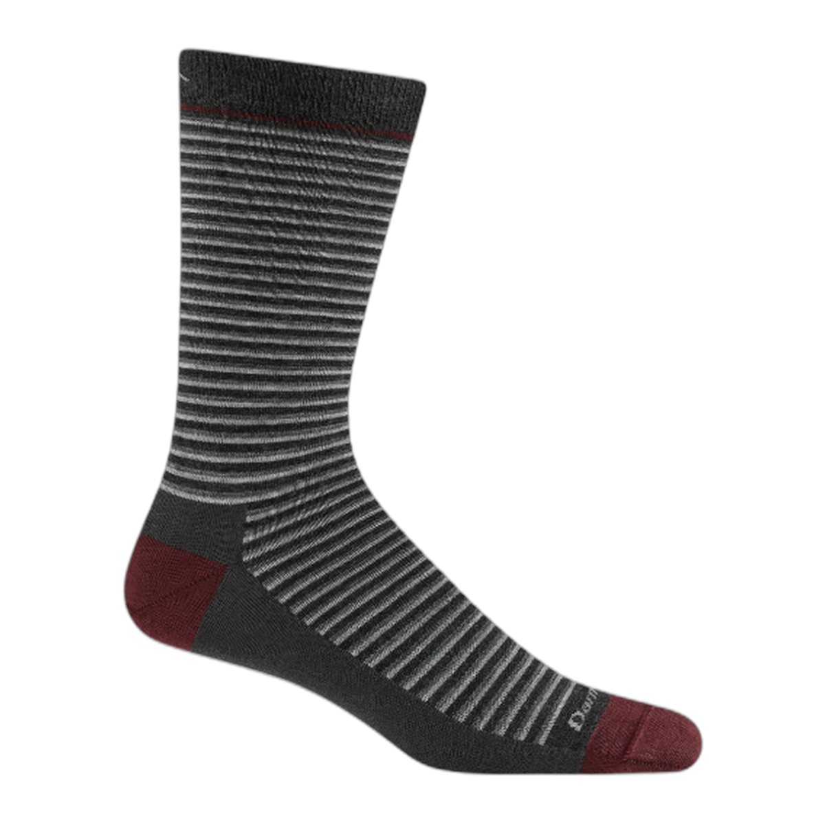 Men's Microstripe Crew Lightweight Lifestyle Socks