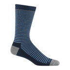 Men's Microstripe Crew Lightweight Lifestyle Socks