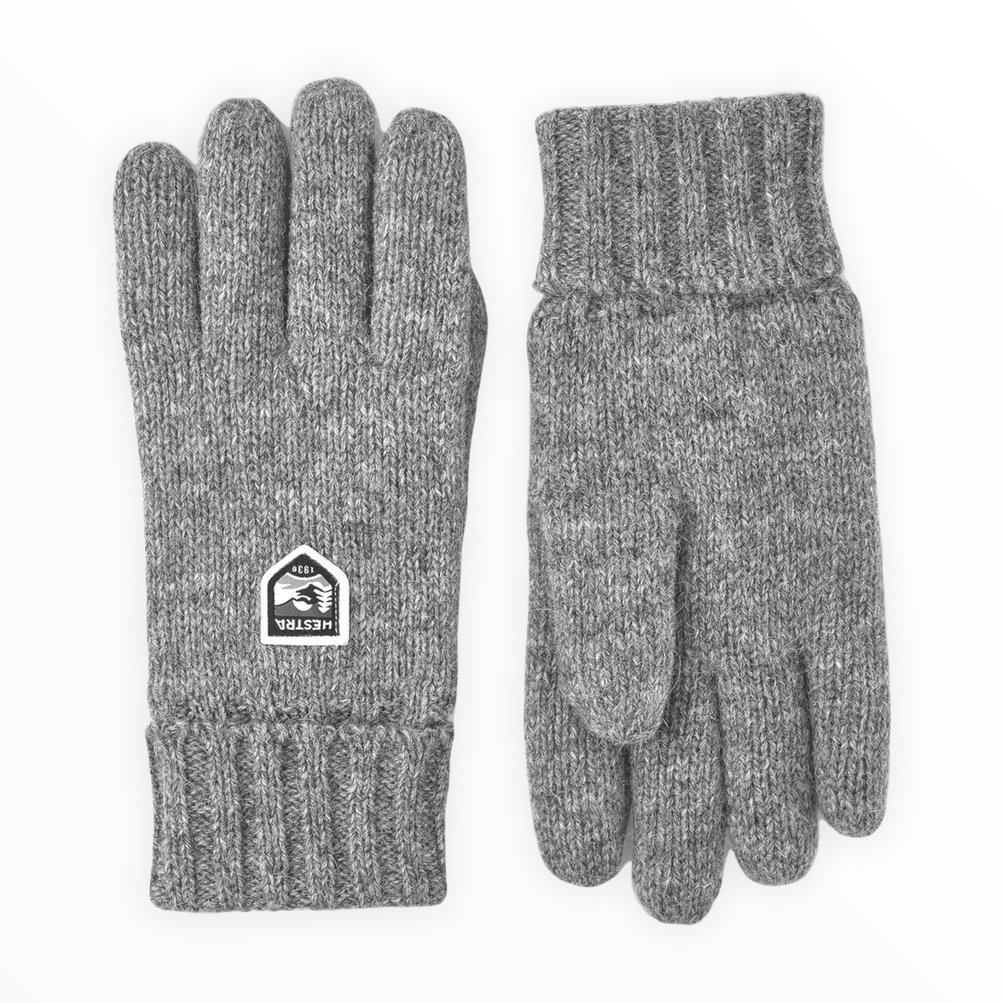 Hestra - Basic Wool Glove - Grey / 6