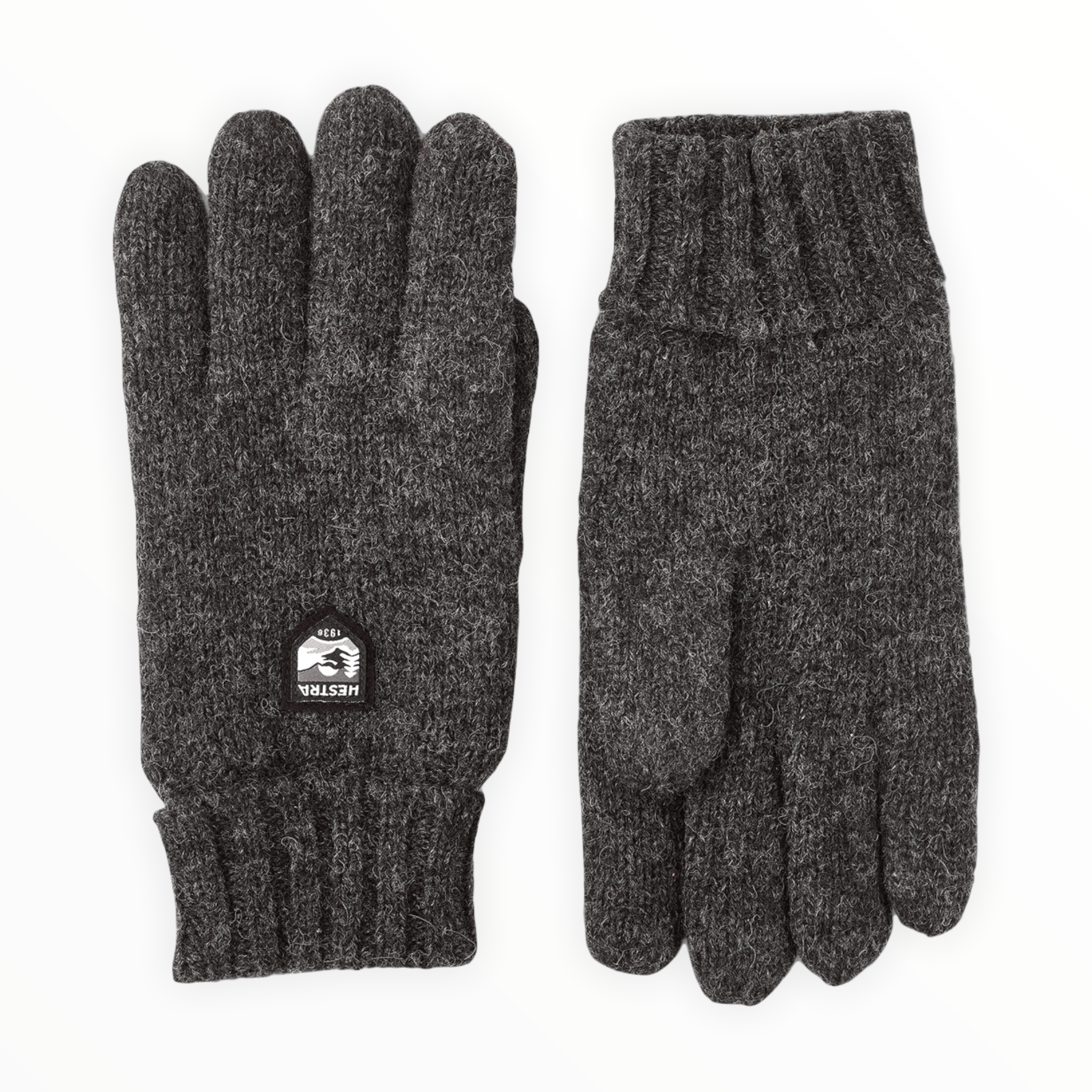 Hestra - Basic Wool Glove - Charcoal / 7