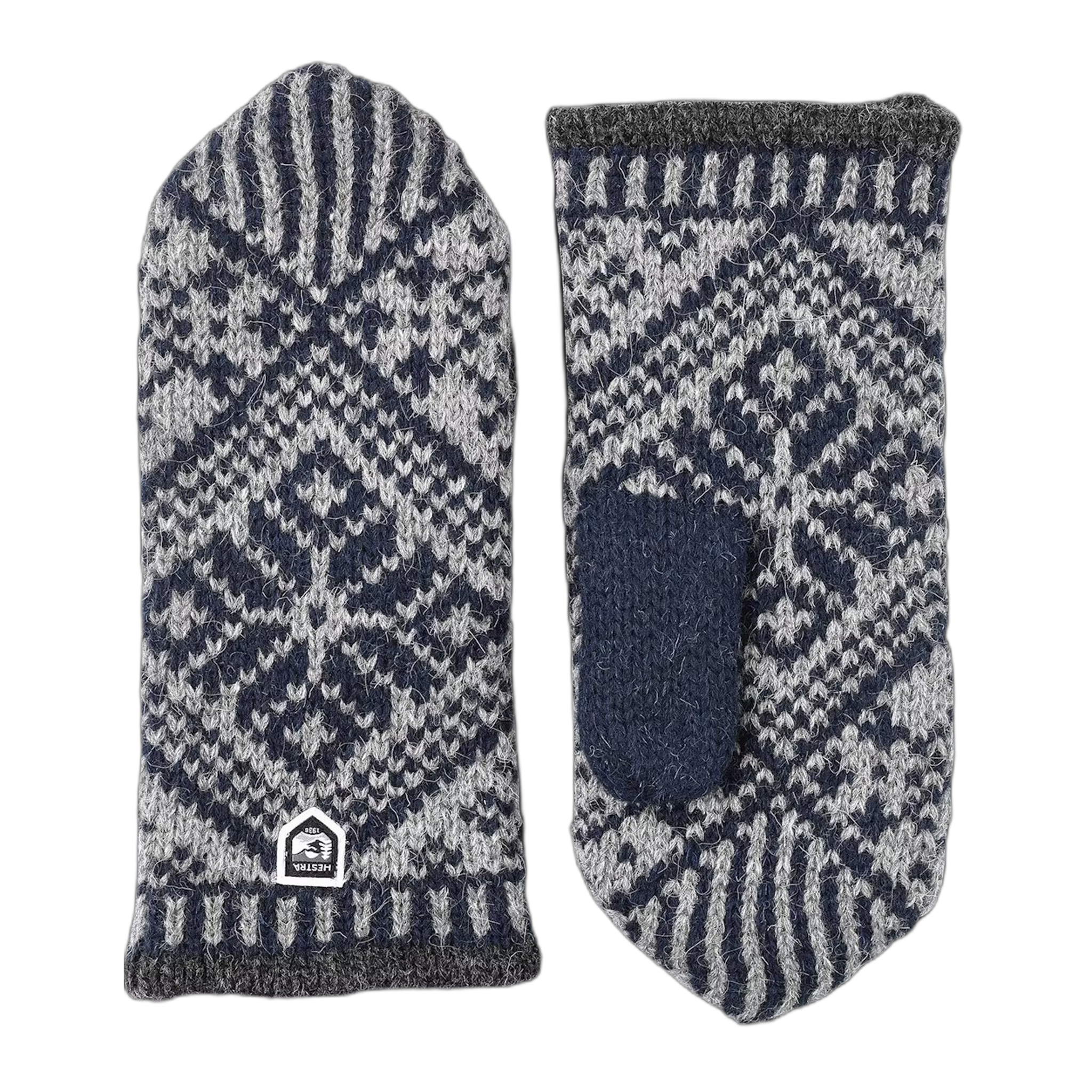 Hestra - Nordic Wool Mitt - Navy/Grey / 6