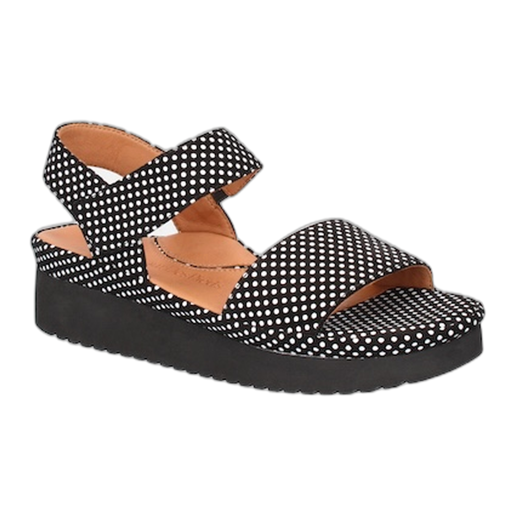 L’Amour Des Pieds - Abrilla - Black/White Polka Dot / M / 7.5