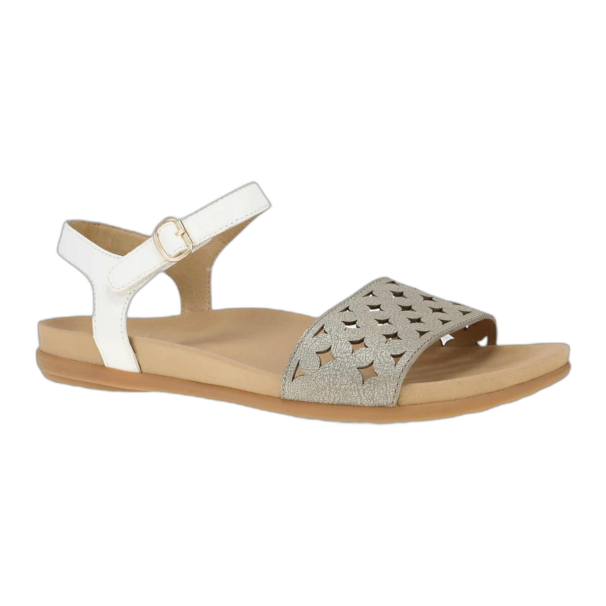 Dansko - Jodie - Platino/White Leather / M / 36