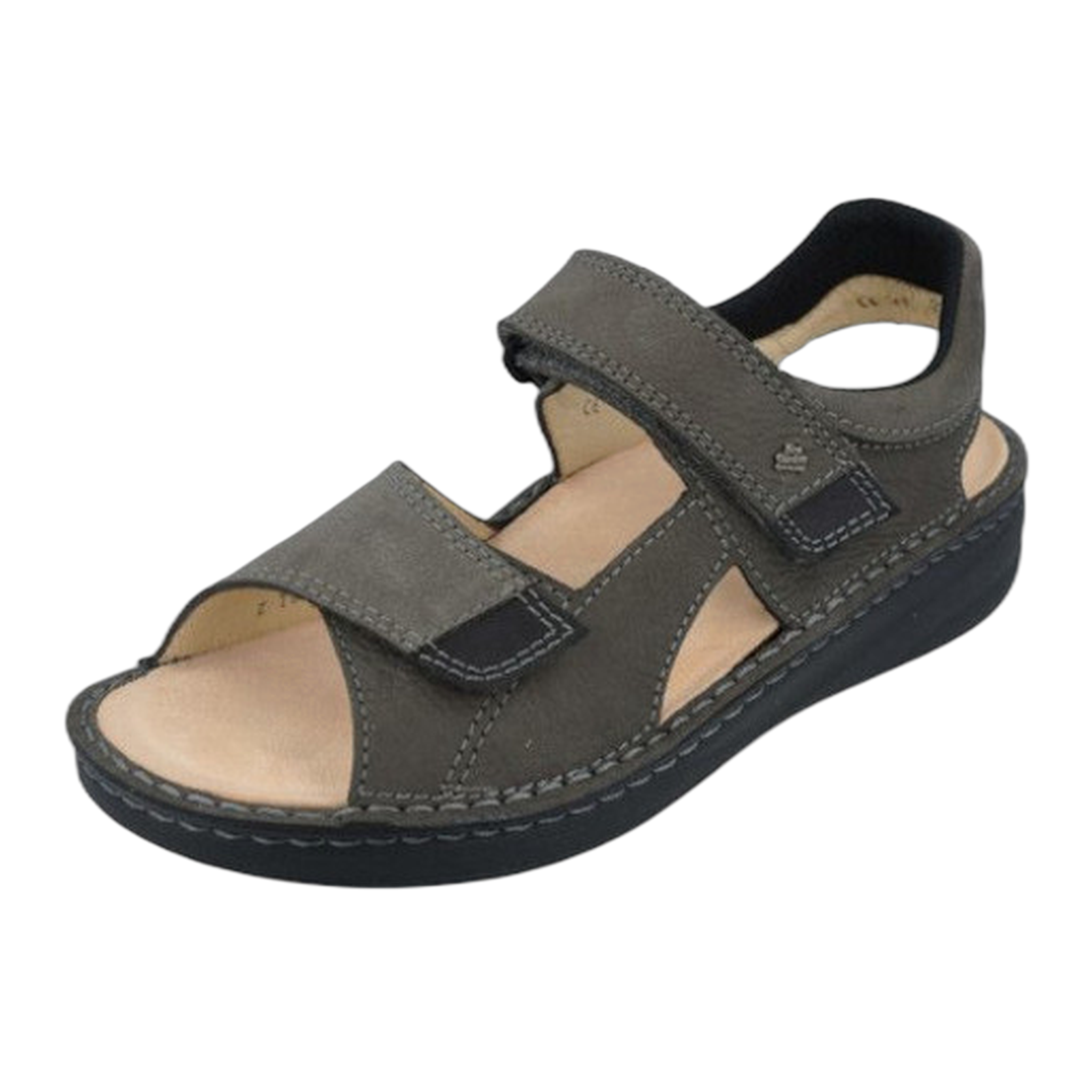 Finn Comfort - Men's Skiathos - Grey/Schwarz Impala/Buggy SS23 / M / 41